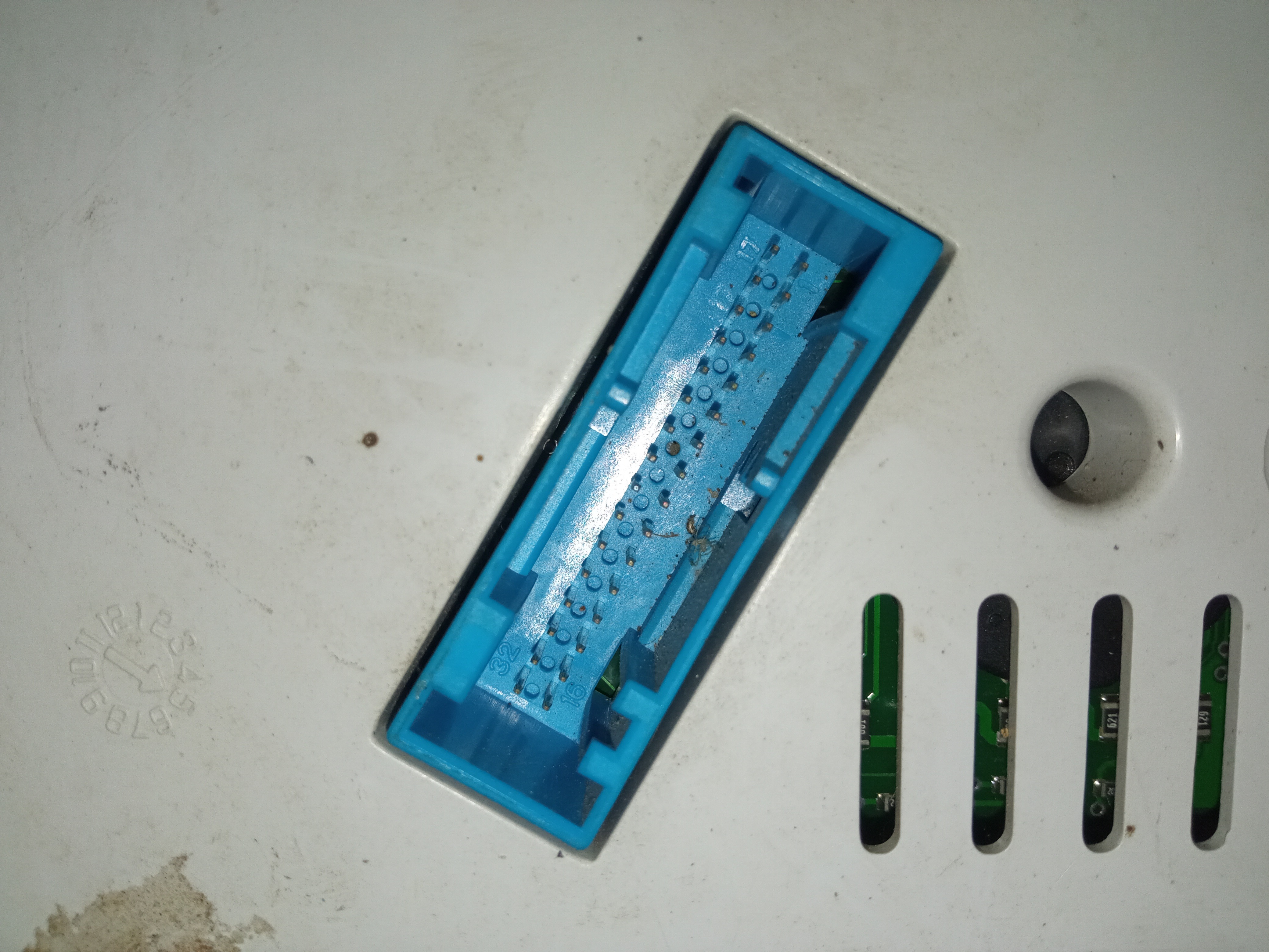 Painel De Instrumentos Moldura Chery Face 1 3 2010 A 2014  Azul 5
