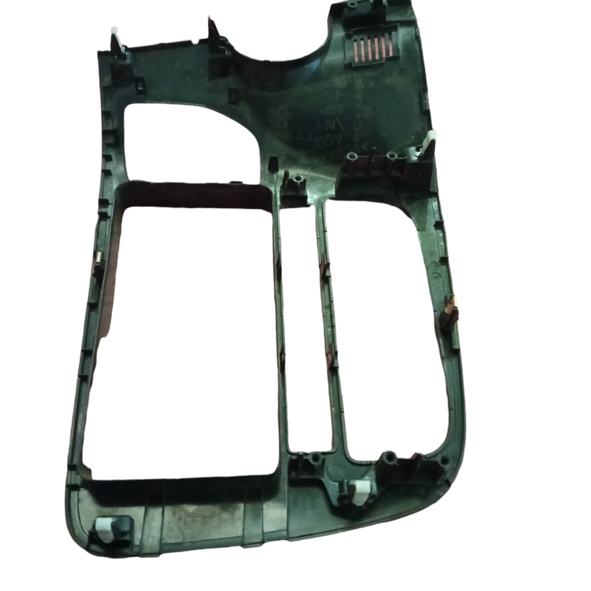 Moldura Painel Radio Central Mitsubishi Outlander 2016 2019 5