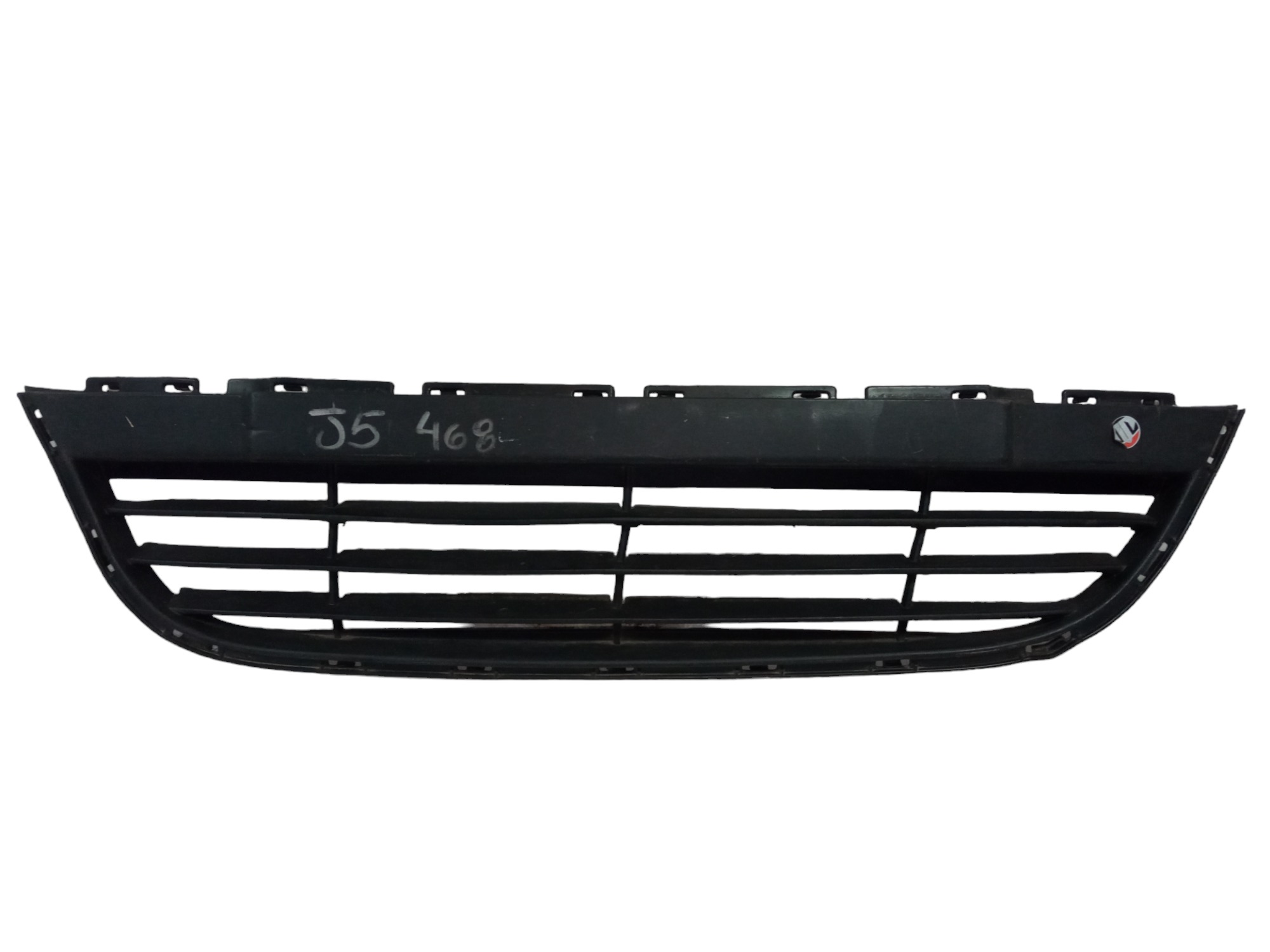 Moldura Grade Dianteira Inferior Jac J5 2011 2012 2013 Usada Preto Fosco 1