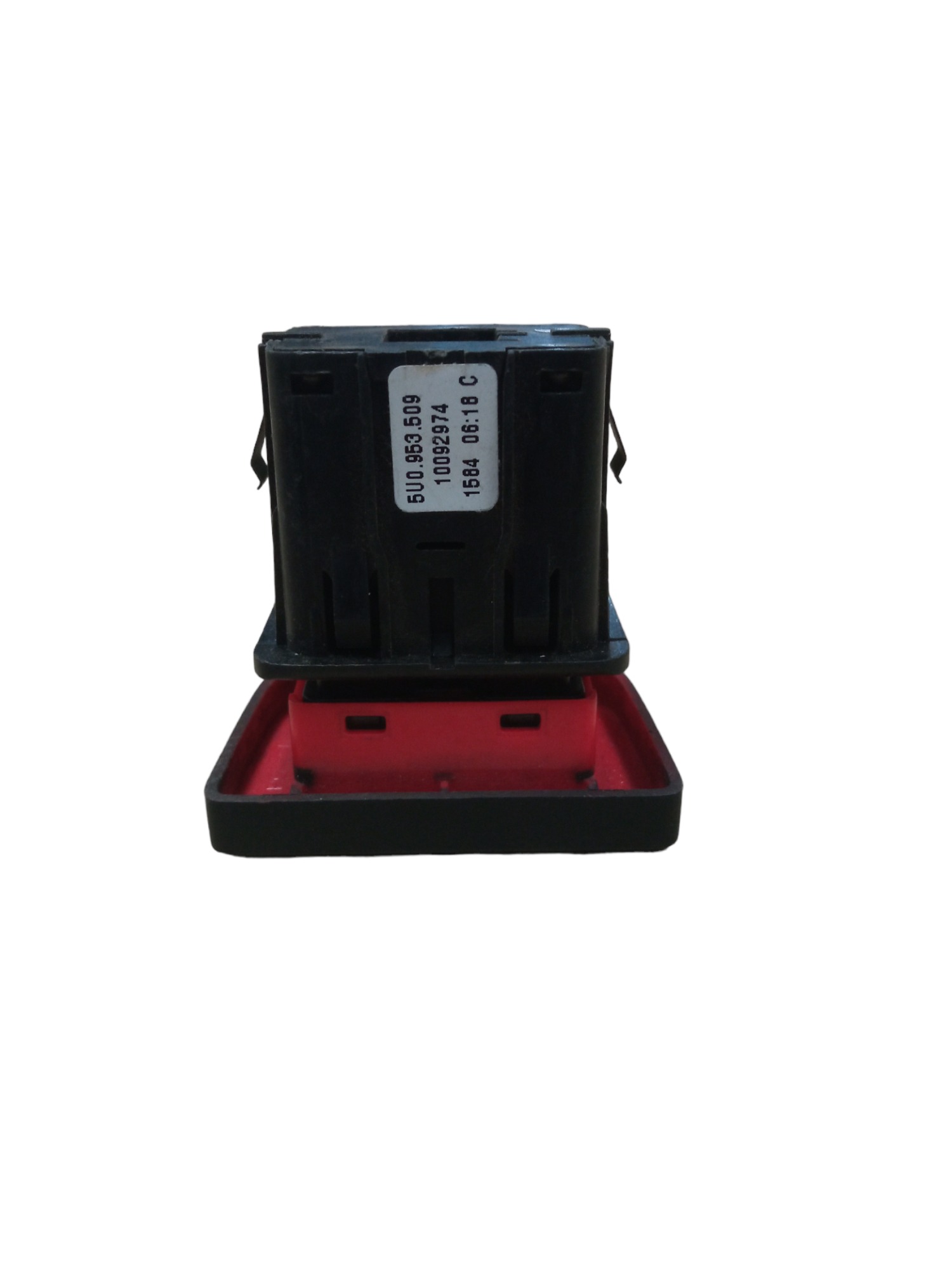 Botão Pisca Alerta Volkswagen Voyage G6 2013/2016 Preto 3