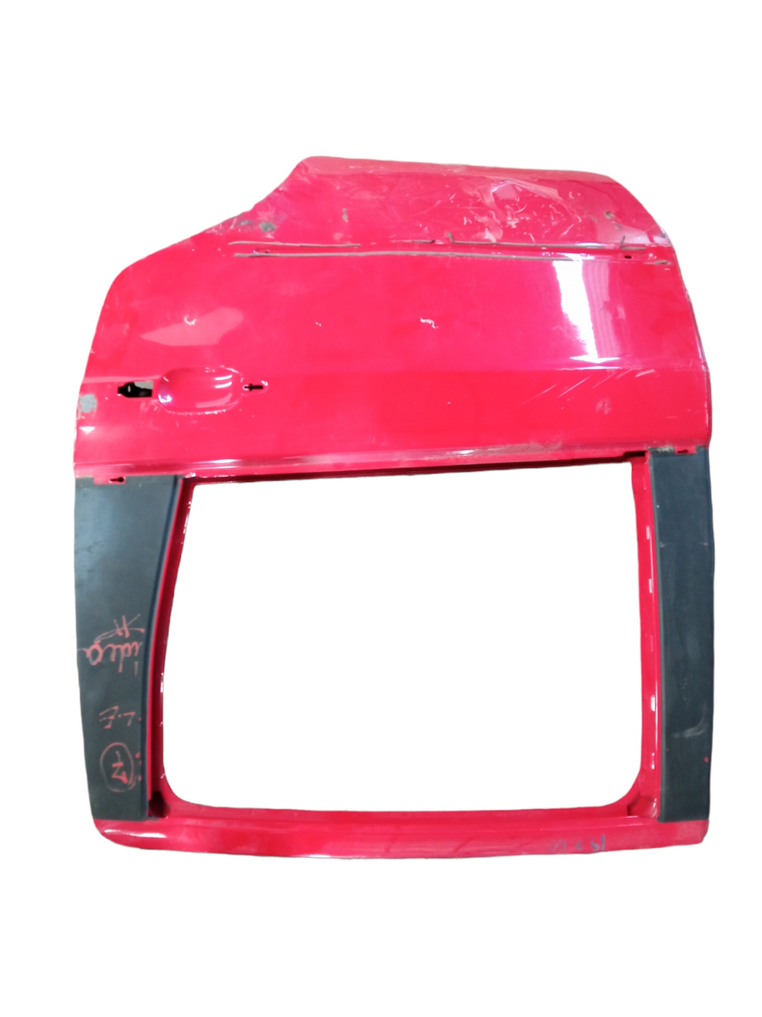 Porta Traseira Esquerda Fiat Idea 2006 2007 2008 2009 2010 Vermelho 7