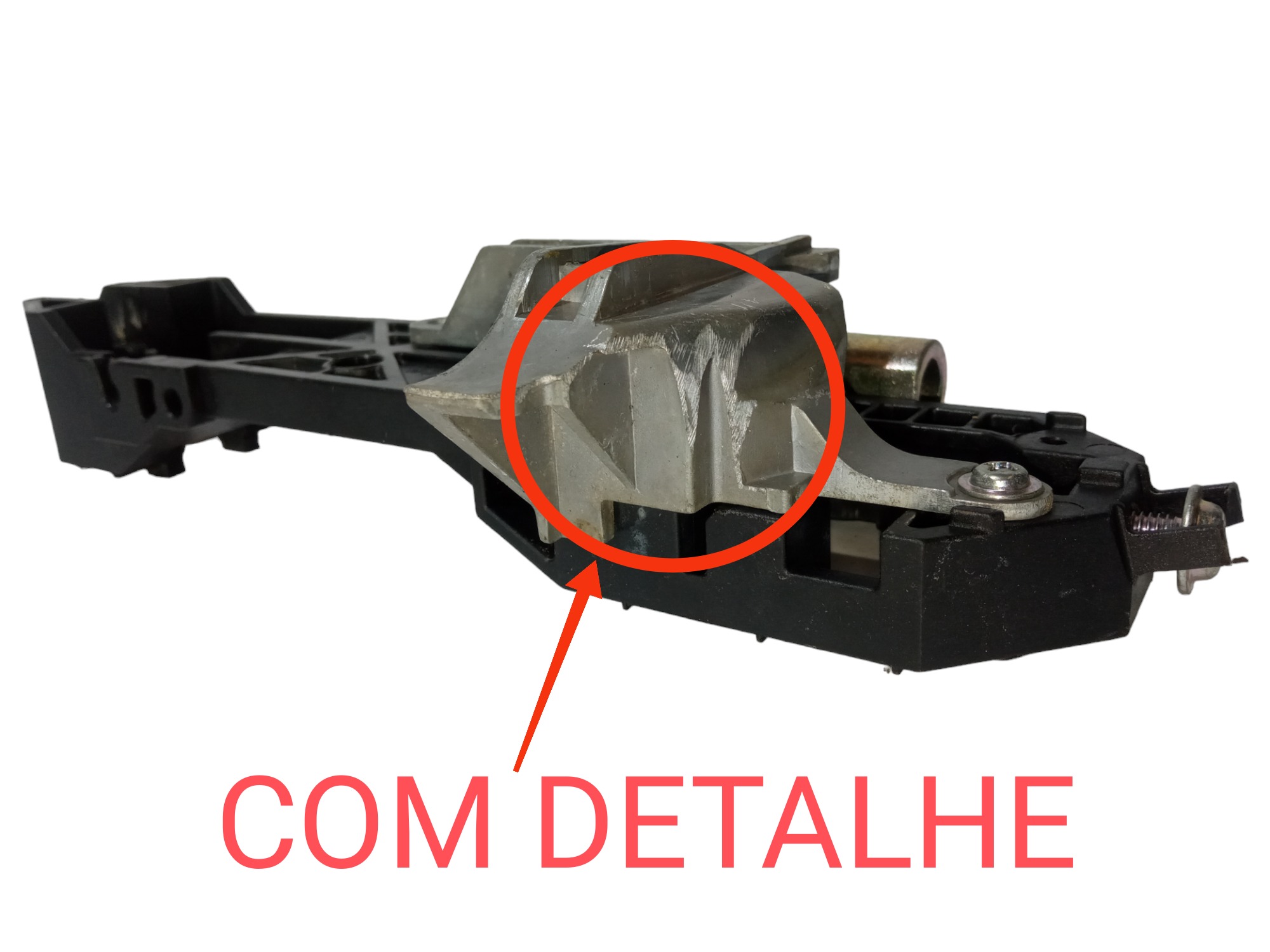 Suporte Macaneta Externa Traseira Direita Nissan Livina 2012 Preto 2