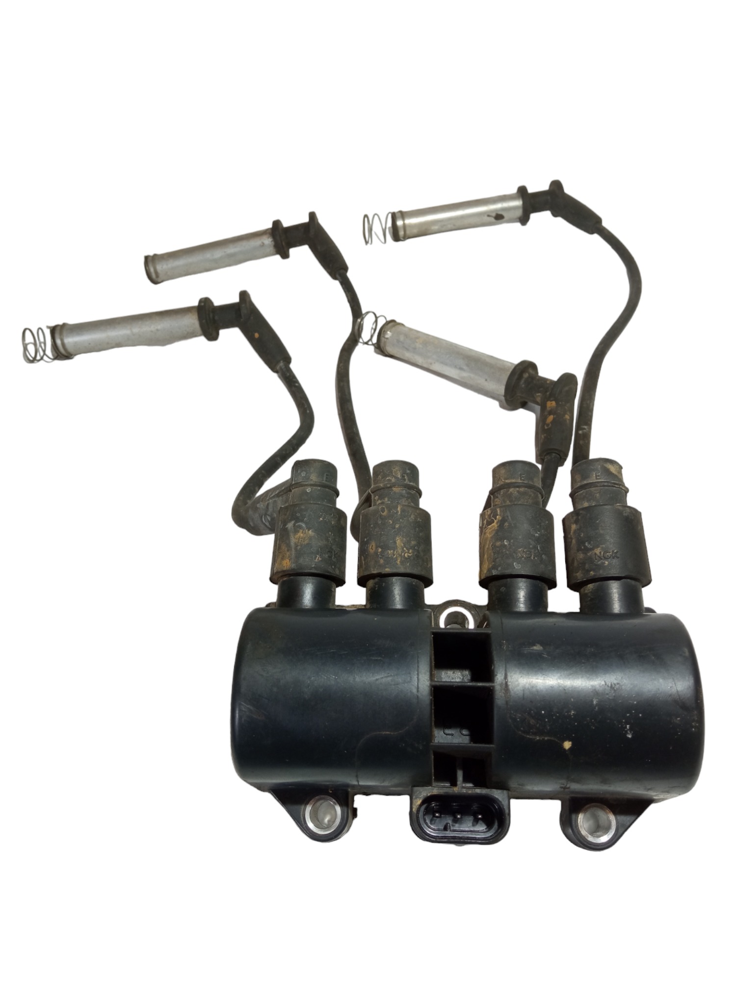 Kit Cabo De Vela Bobina Ignicao Celta Prisma 2007 2012 1 4  Preto 3