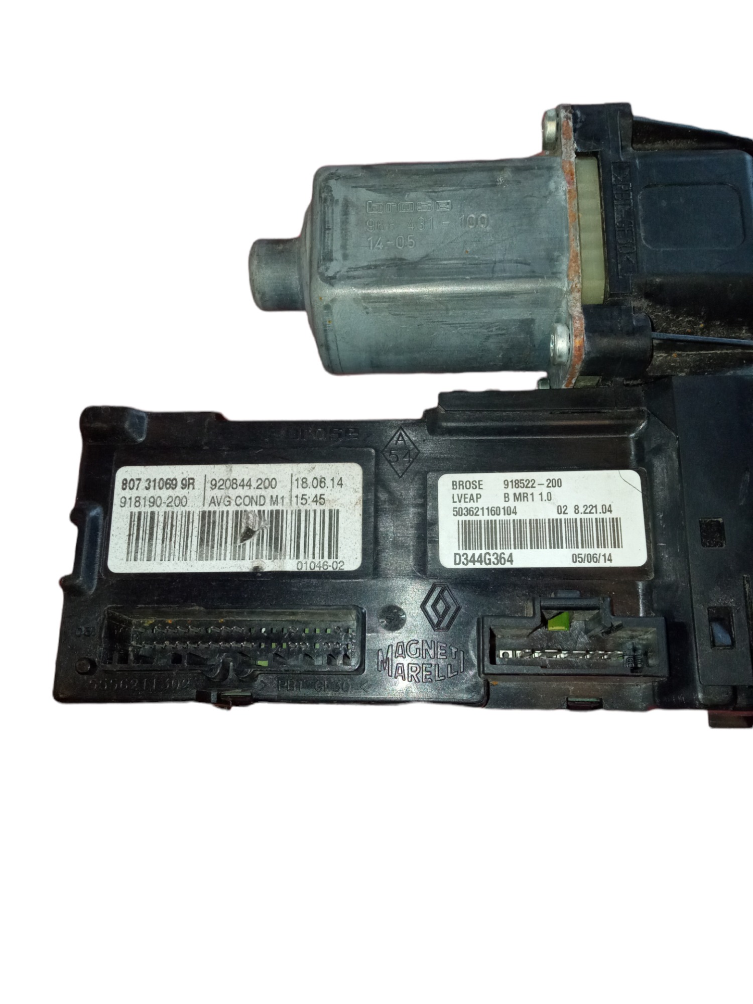 Motor Máquina De Vidro Dianteira Esquerda Fluence 11/14 6