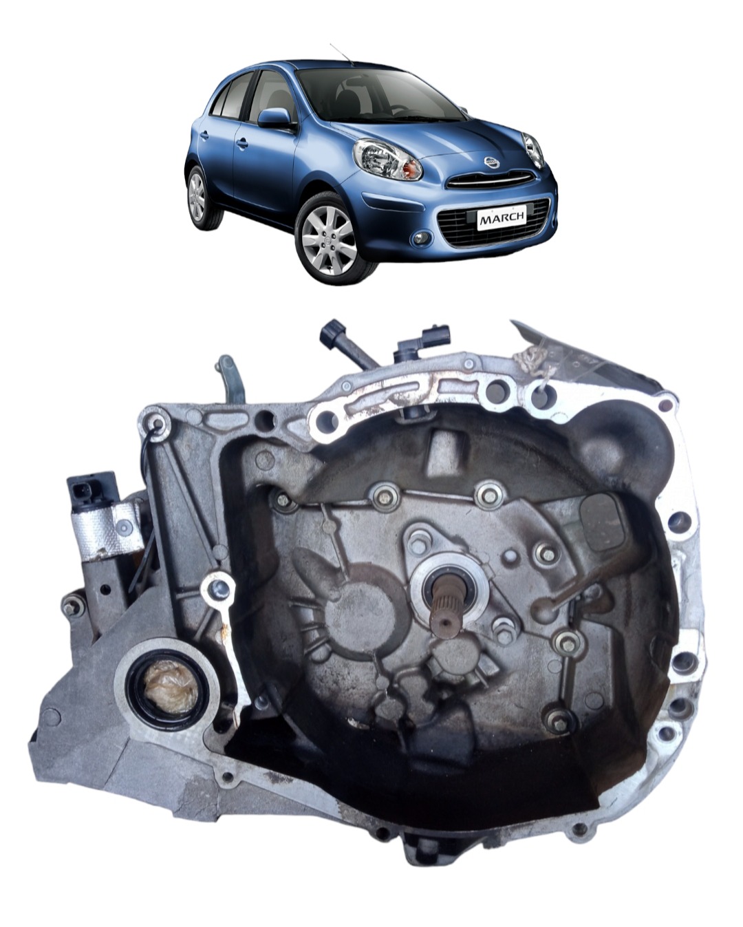 Caixa De Marcha Cambio Manual Nissan March 2012 2015 1 0 16v 1