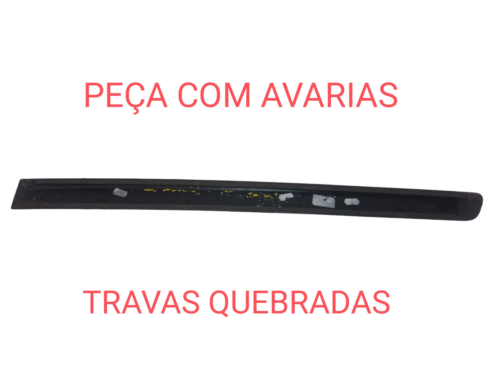 Friso Superior Porta Traseira Direita Volvo Xc70 2003 Usado  Preto 4