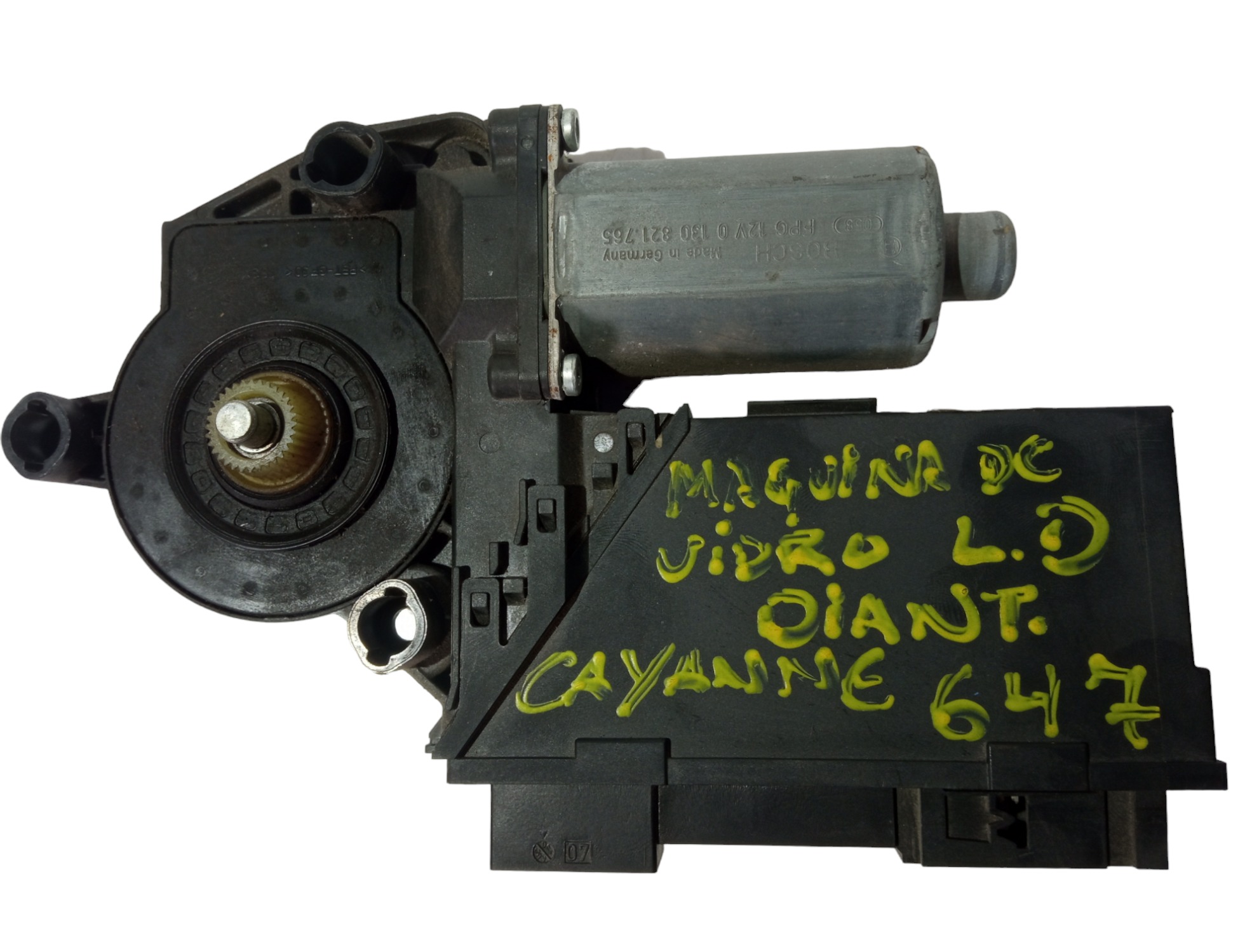 Motor Vidro Eletrico Dianteiro Direito Porsche Cayenne 2009