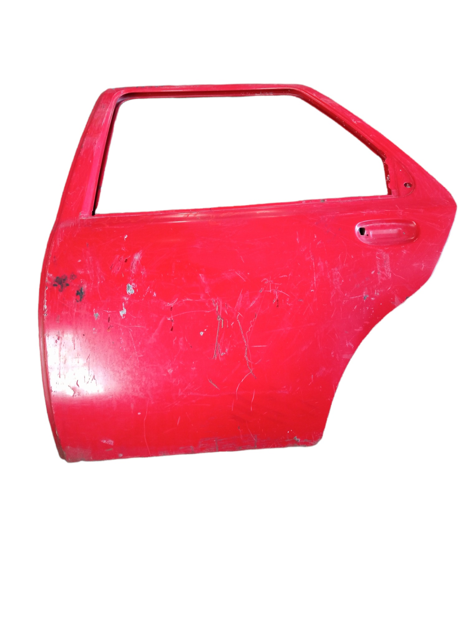 Porta Traseira Esquerda  Fiesta 97 98 99 2000 2001 2002 2003 Vermelho 1