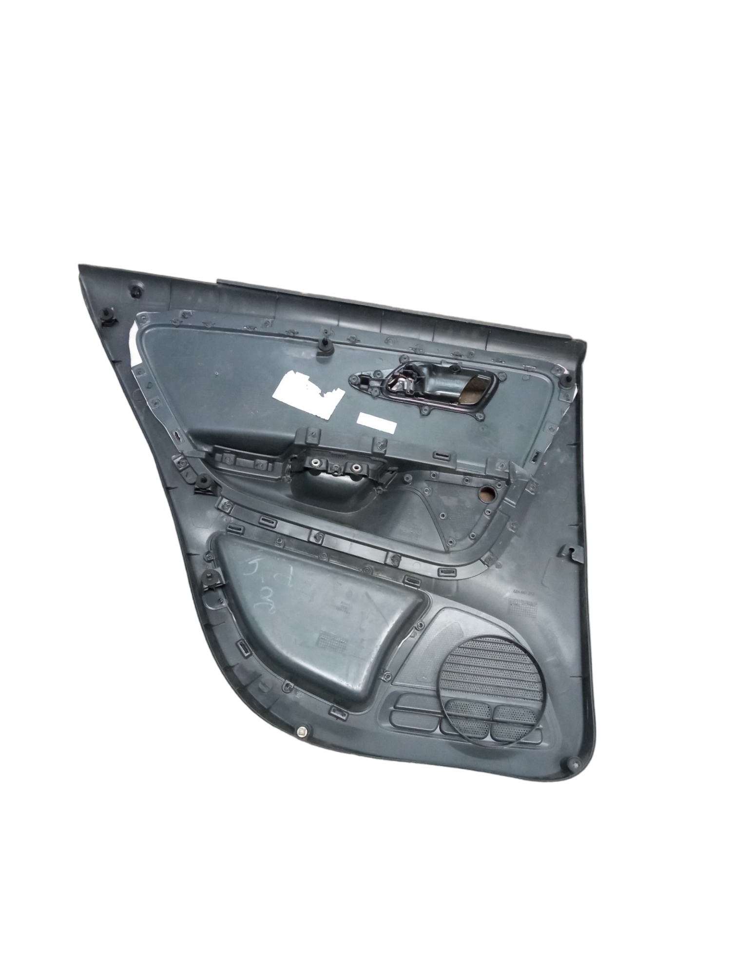 Forro De Porta Traseiro Direito Volkswagen Fox 09/13 Cinza 5