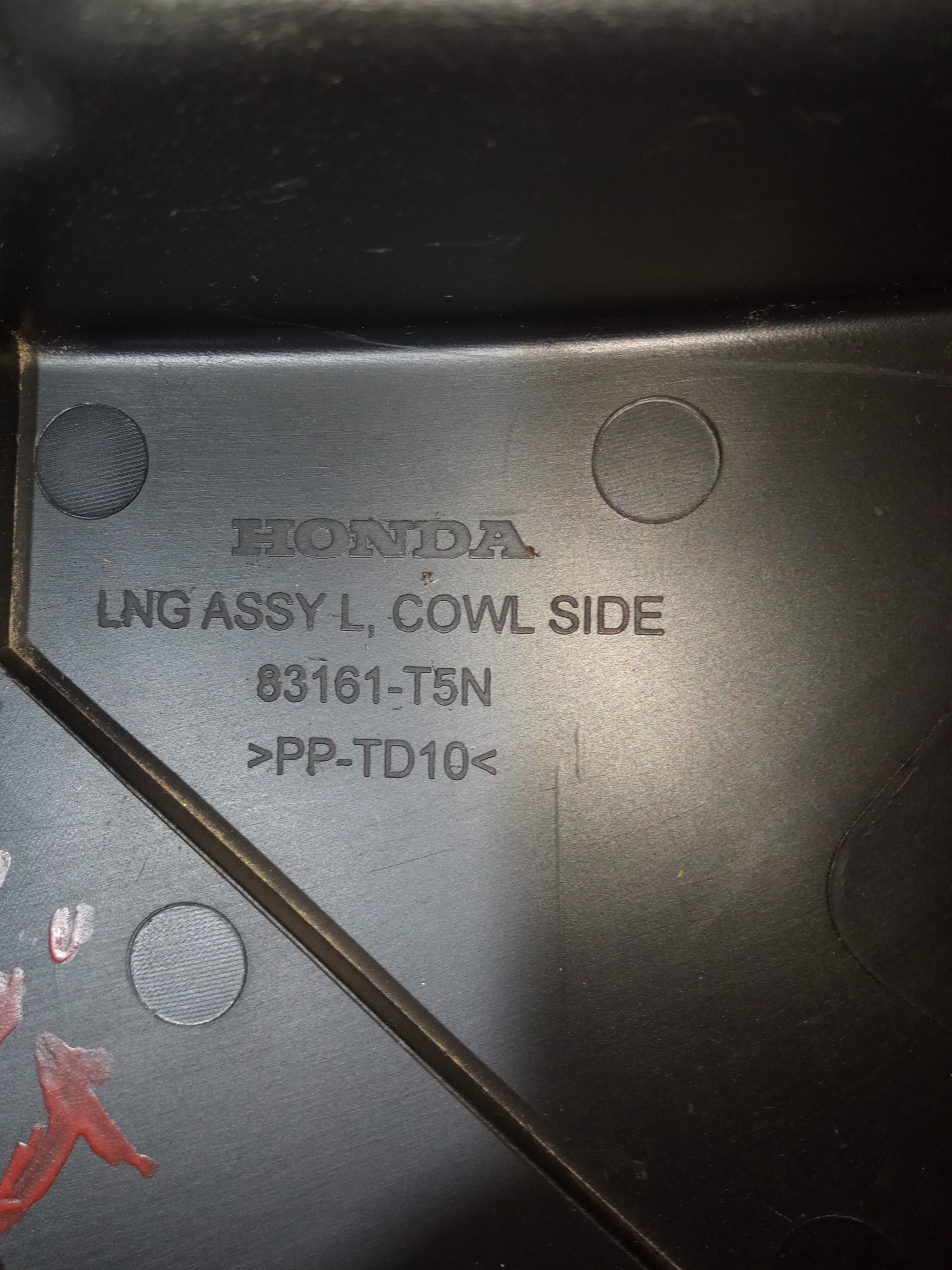 Soleira Dianteira Esquerda Honda Fit 2015 2018 Original 3