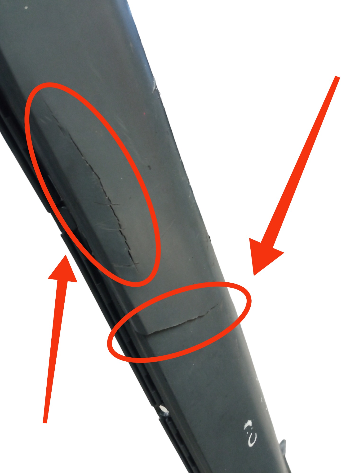 Spoiler Saia Lateral Esquerda C/avaria Audi A6 Avant 95/06 4