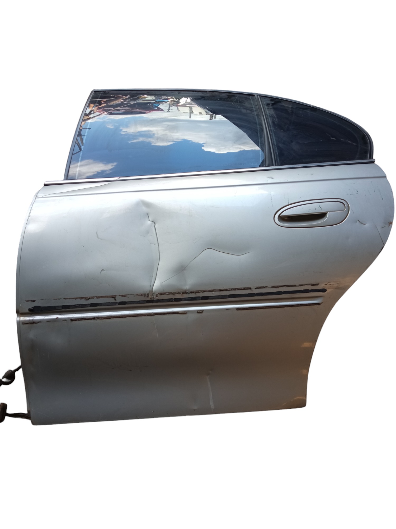 Porta Traseira Esquerda Gm Omega Fittipaldi 2002 2003 2004 Traseira Esquerdo Prata 4
