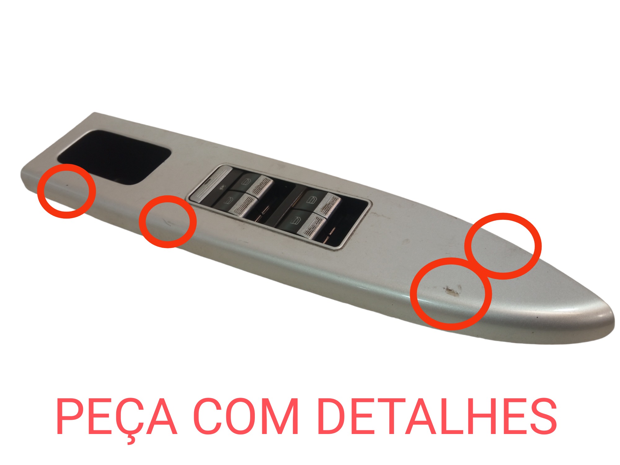 Moldura Comando Botao Vidro Dianteiro Esquerdo Lifan 620 2