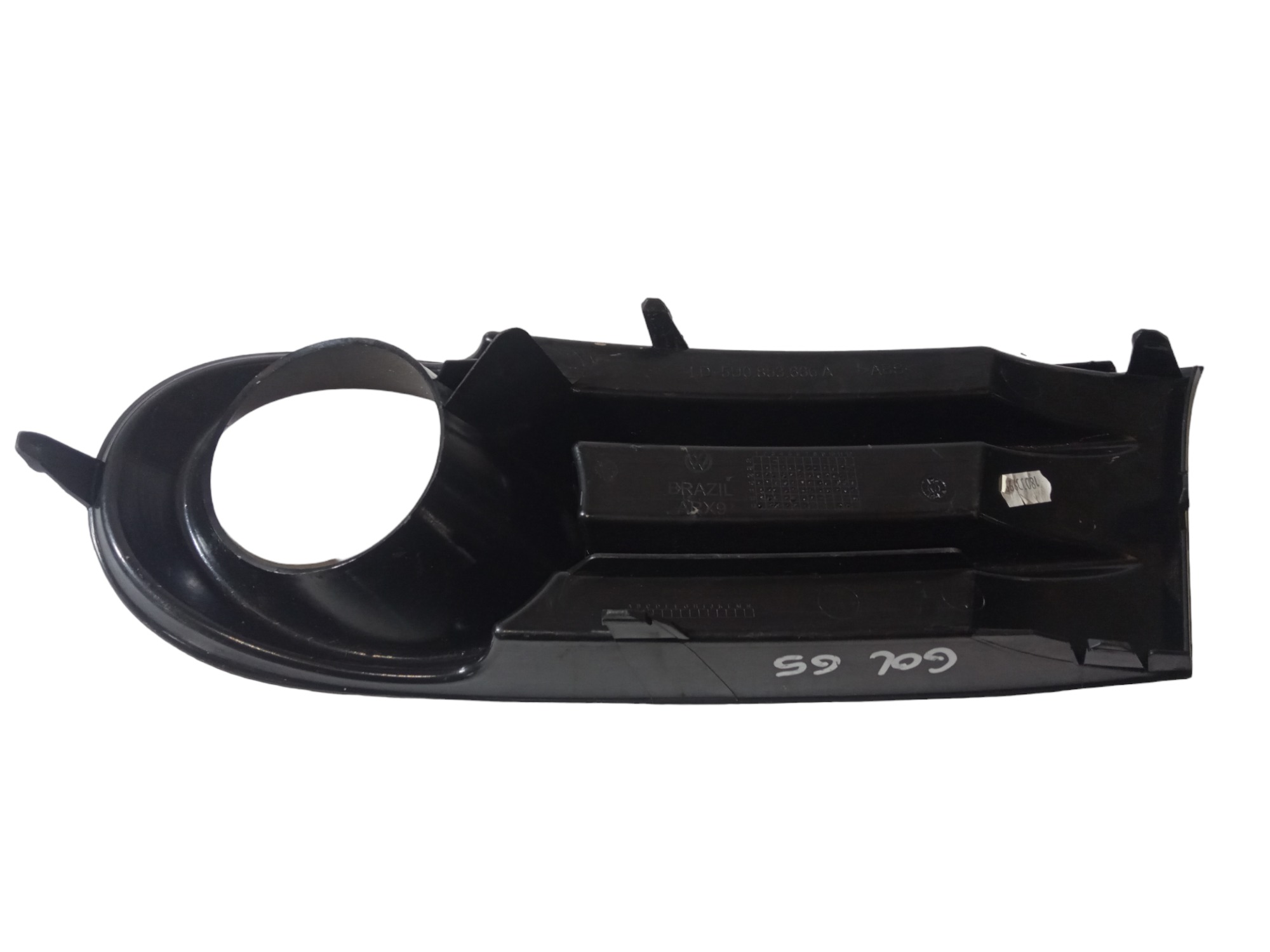 Moldura Grade Farol Milha Gol G5 2011 2012 Saveiro Voyage  Preto Direito 4