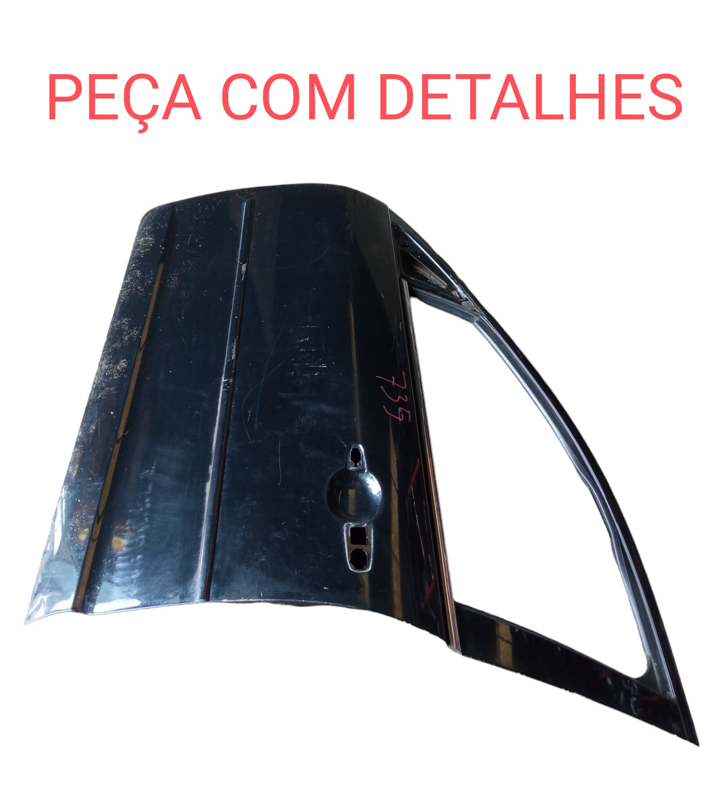 Porta Dianteira Esquerda Ford Fusion 2006 A 2012 Original  Dianteira Esquerdo Preto 2