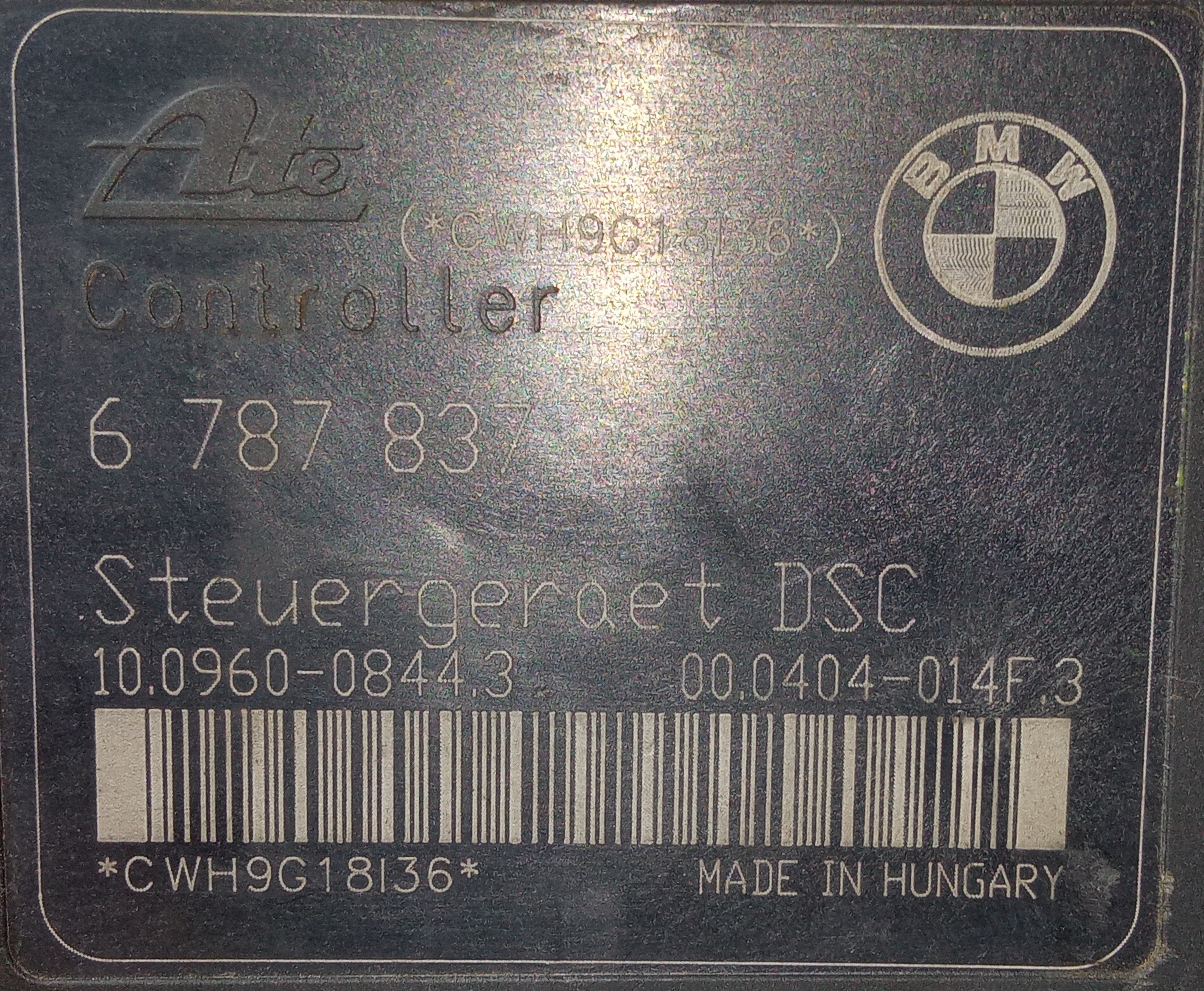 Modulo Central Abs Bomba Freio Bmw 118i 120i 320i 2009 2012 3
