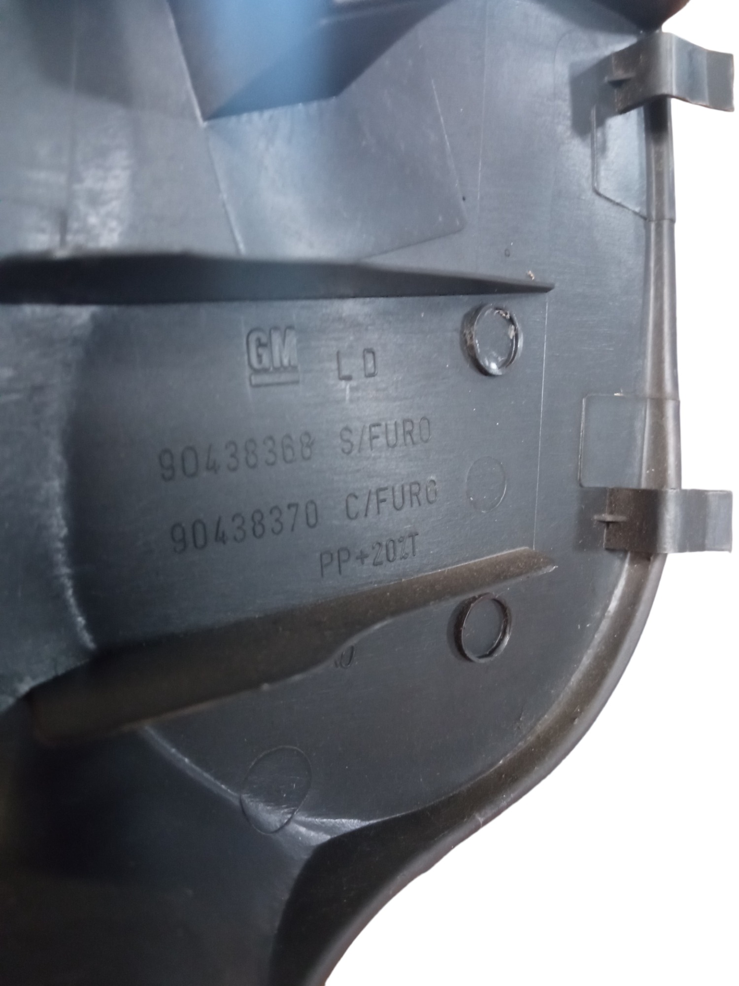 Moldura Acabamento Interno Do Retrovisor Gm Corsa Super 2000 4