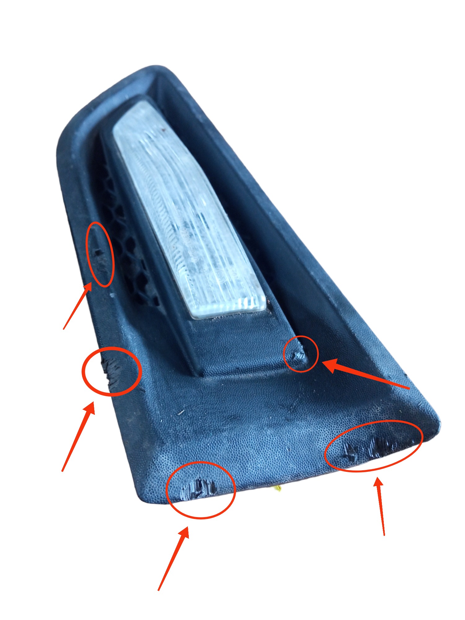 Moldura Pisca Paralama Esquerdo C/detalhes Kia Soul 2010 2