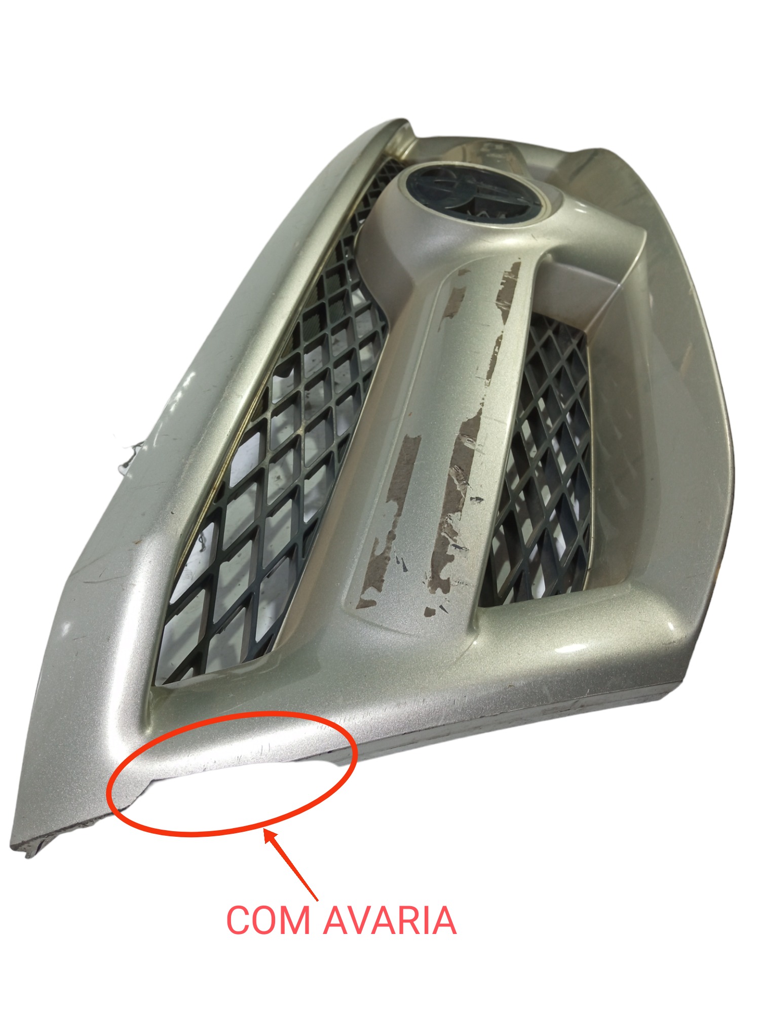 Grade Radiador Moldura Dianteira Superior Central Hilux 2006 3