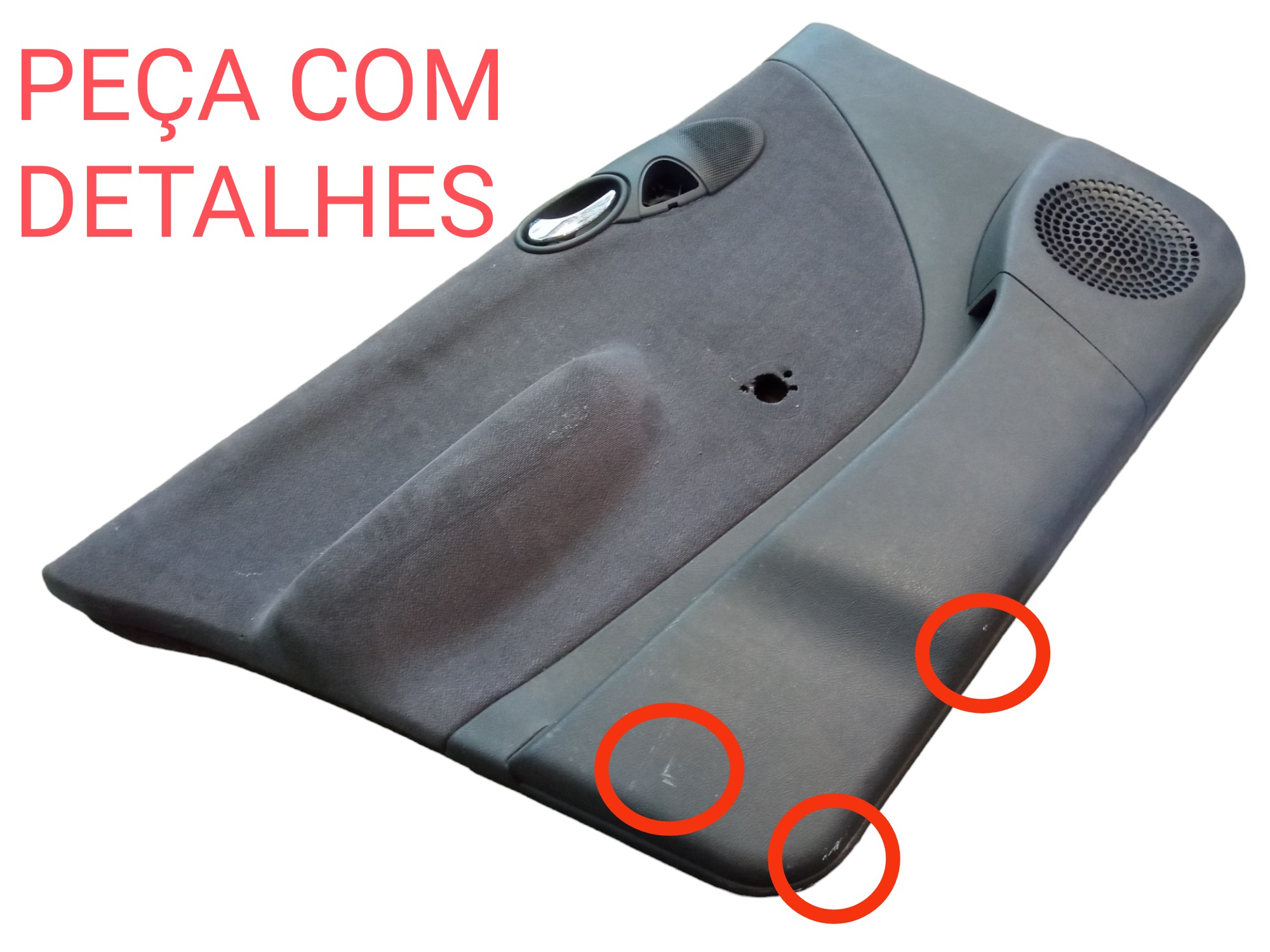 Forro Porta Dianteira Esquerda Mercedes Classe A 99 2005  Cinza 2