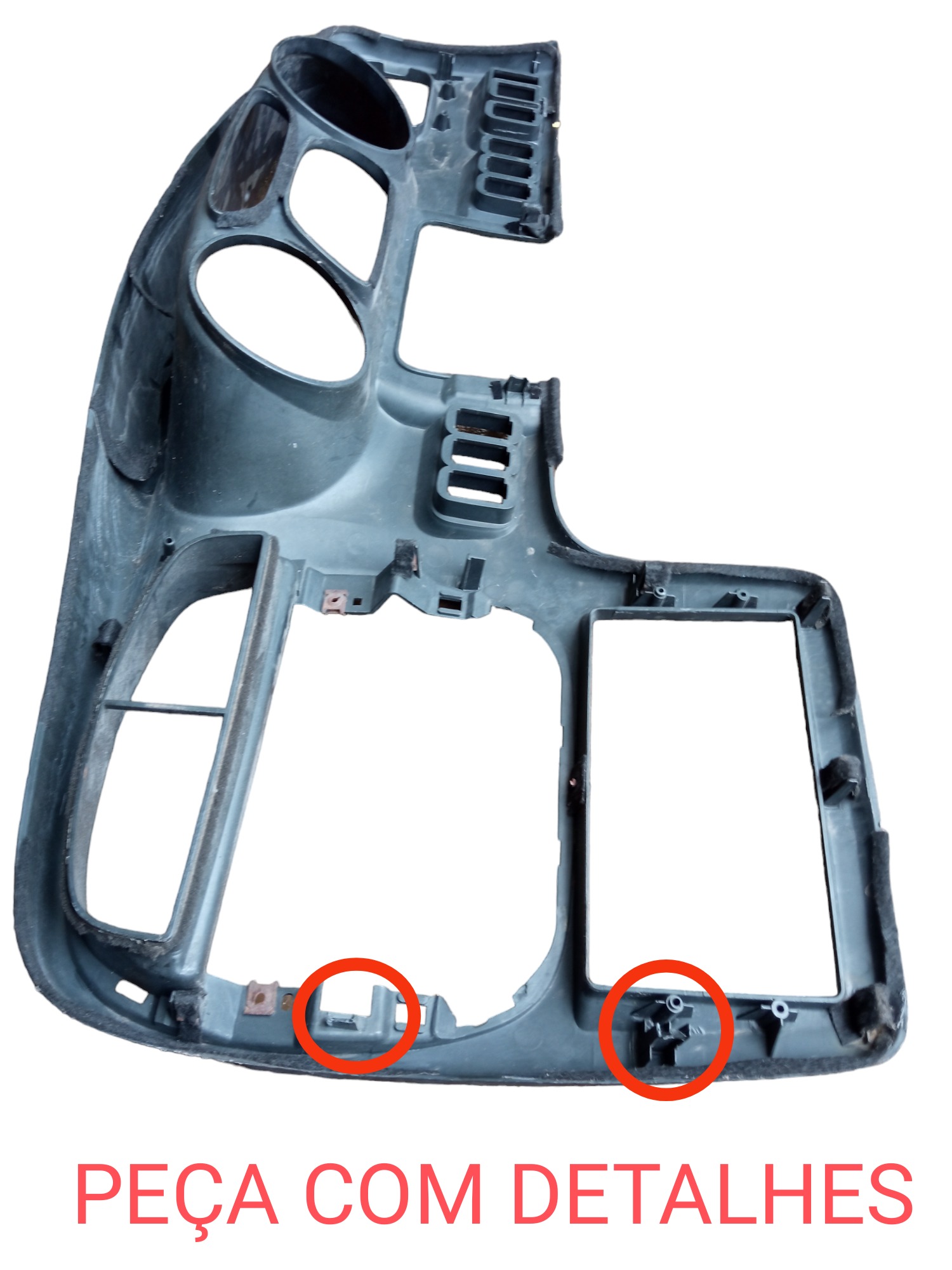 Moldura Acabamento Painel Central Kia Sportage 2001 Usado 2
