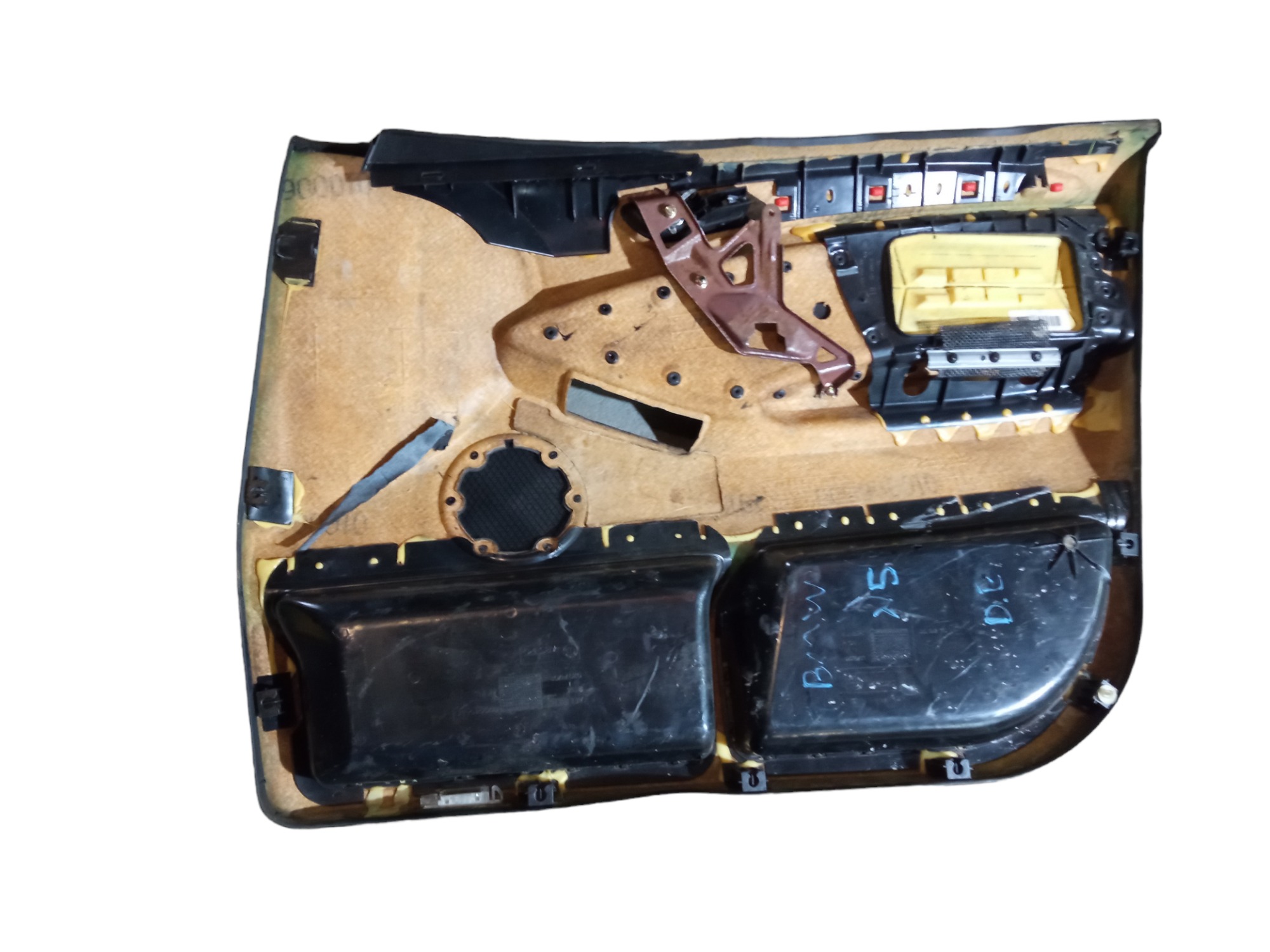 Forro De Porta Dianteiro Esquerdo Bmw X5 2001 A 2006  Preto 5