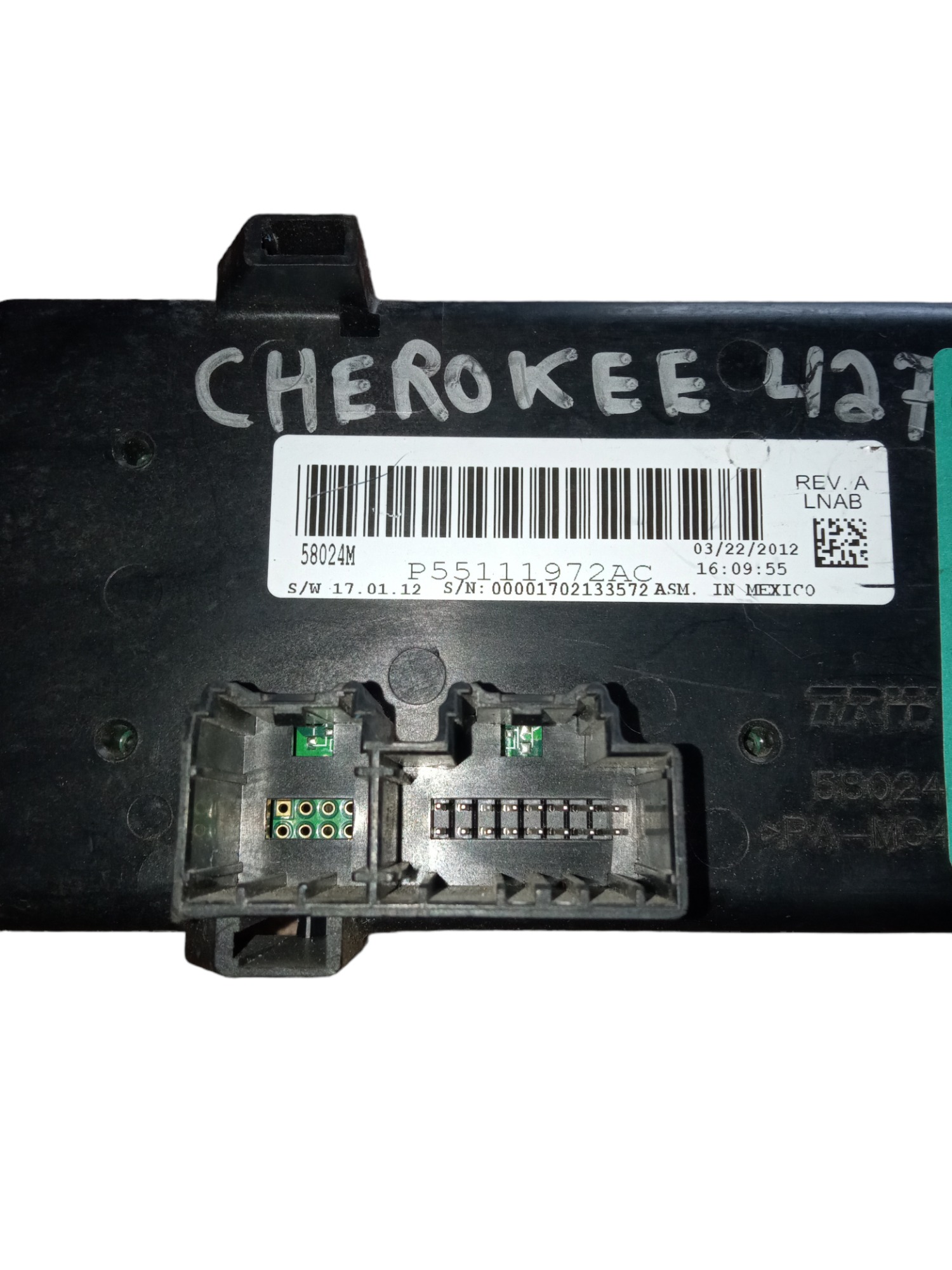Comando Do Ar Condicionado Jeep Cherokee 2008/2012 3.7. M.v 6