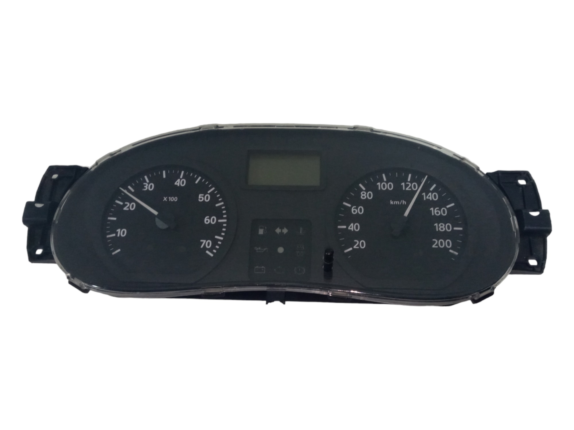 Painel Instrumento Velocimetro Logan Sandero Clio 2008  Preta 2
