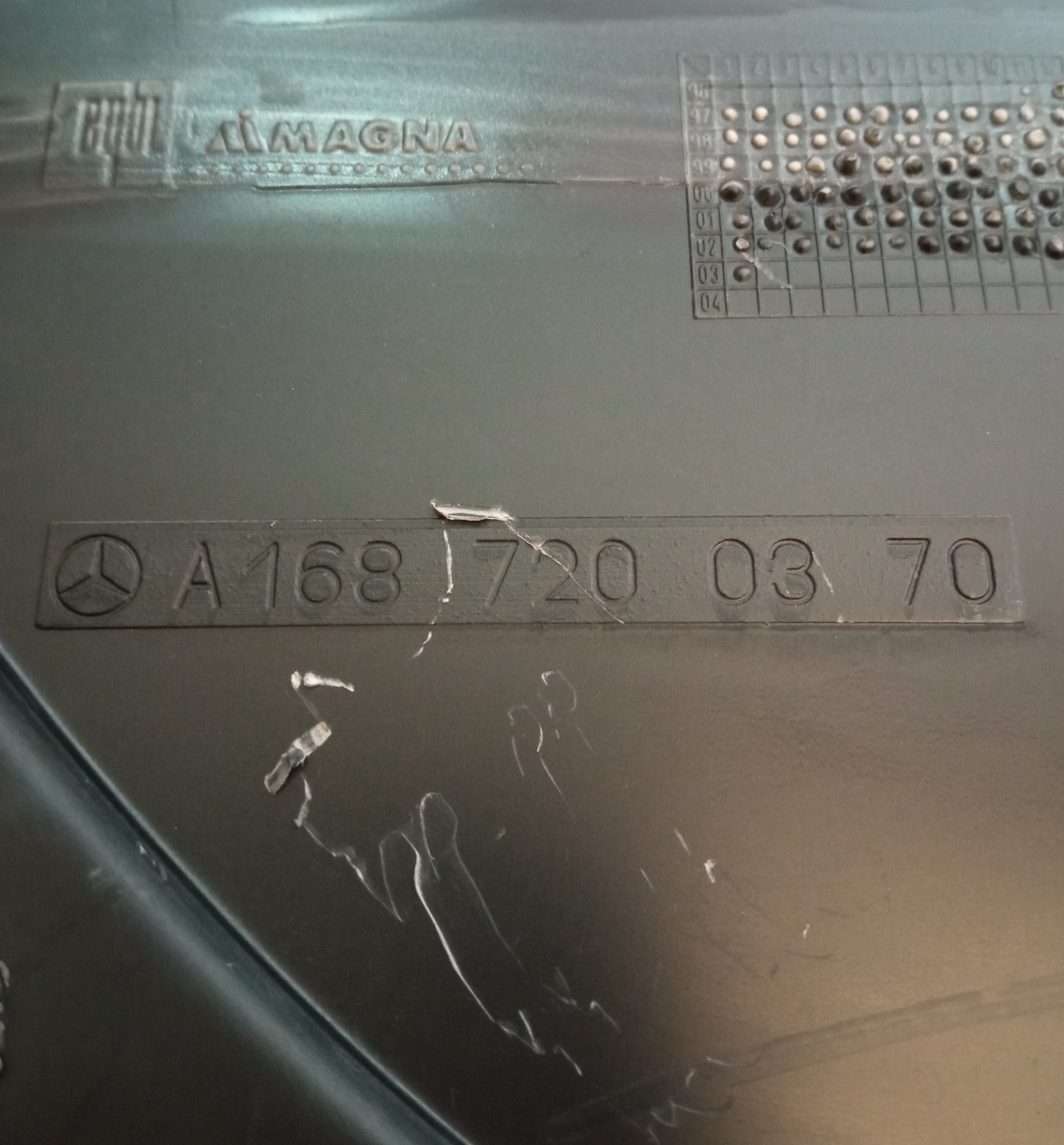 Forro Porta Dianteira Esquerda Mercedes Classe A 99 2005  Cinza 3