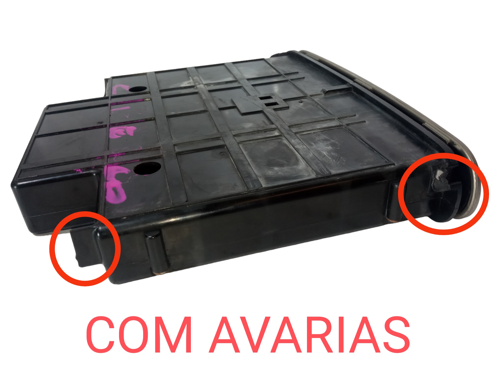 Porta Objetos Trecos Gaveta Painel Central Chery Cielo 2011 Cinza 2
