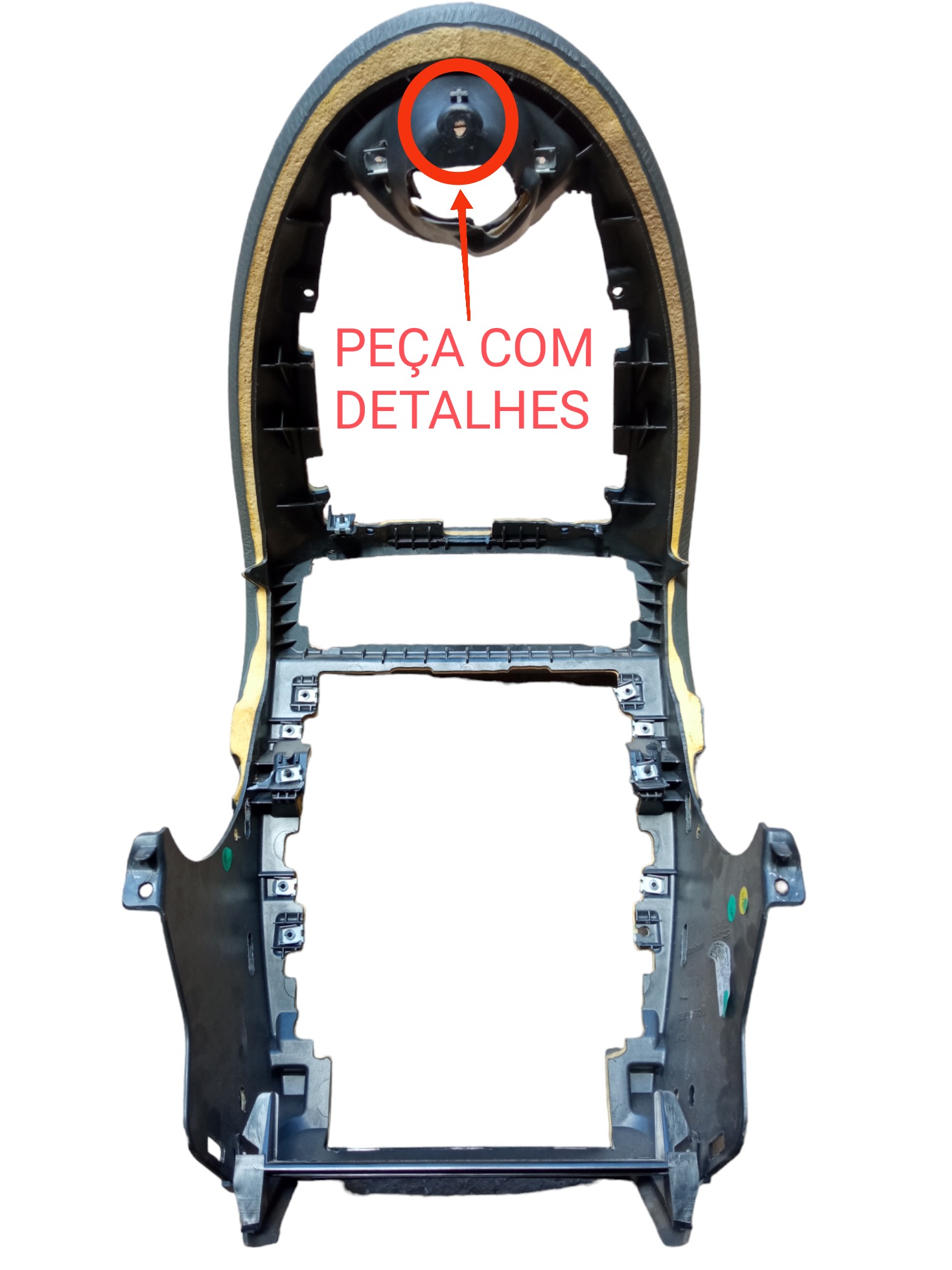 Moldura Acabamento Painel Central Porsche Cayenne 2008 2009 2