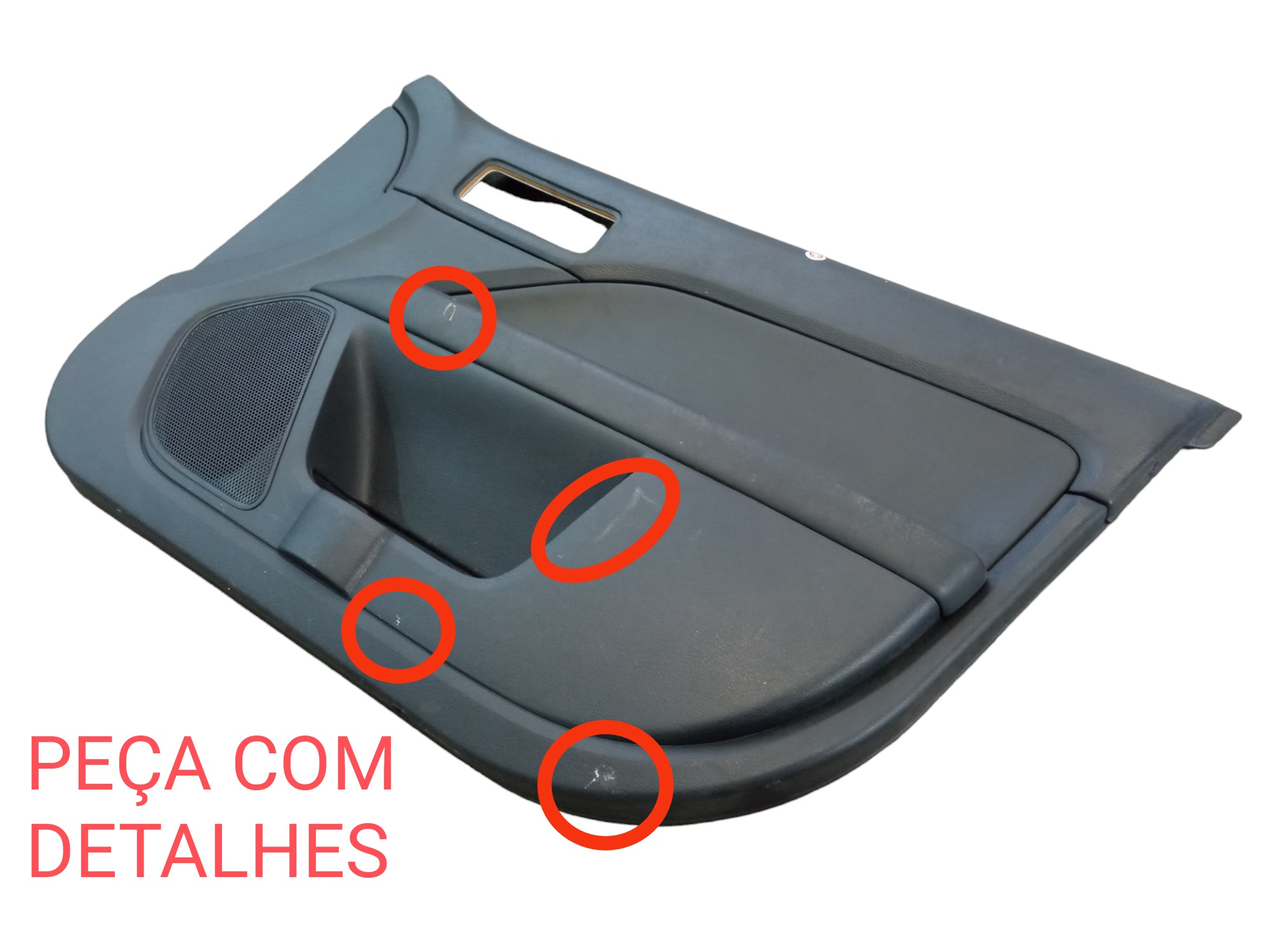 Forro Porta Dianteira Direita Ford Fusion 2007 A 2010 Usado  Preto 2