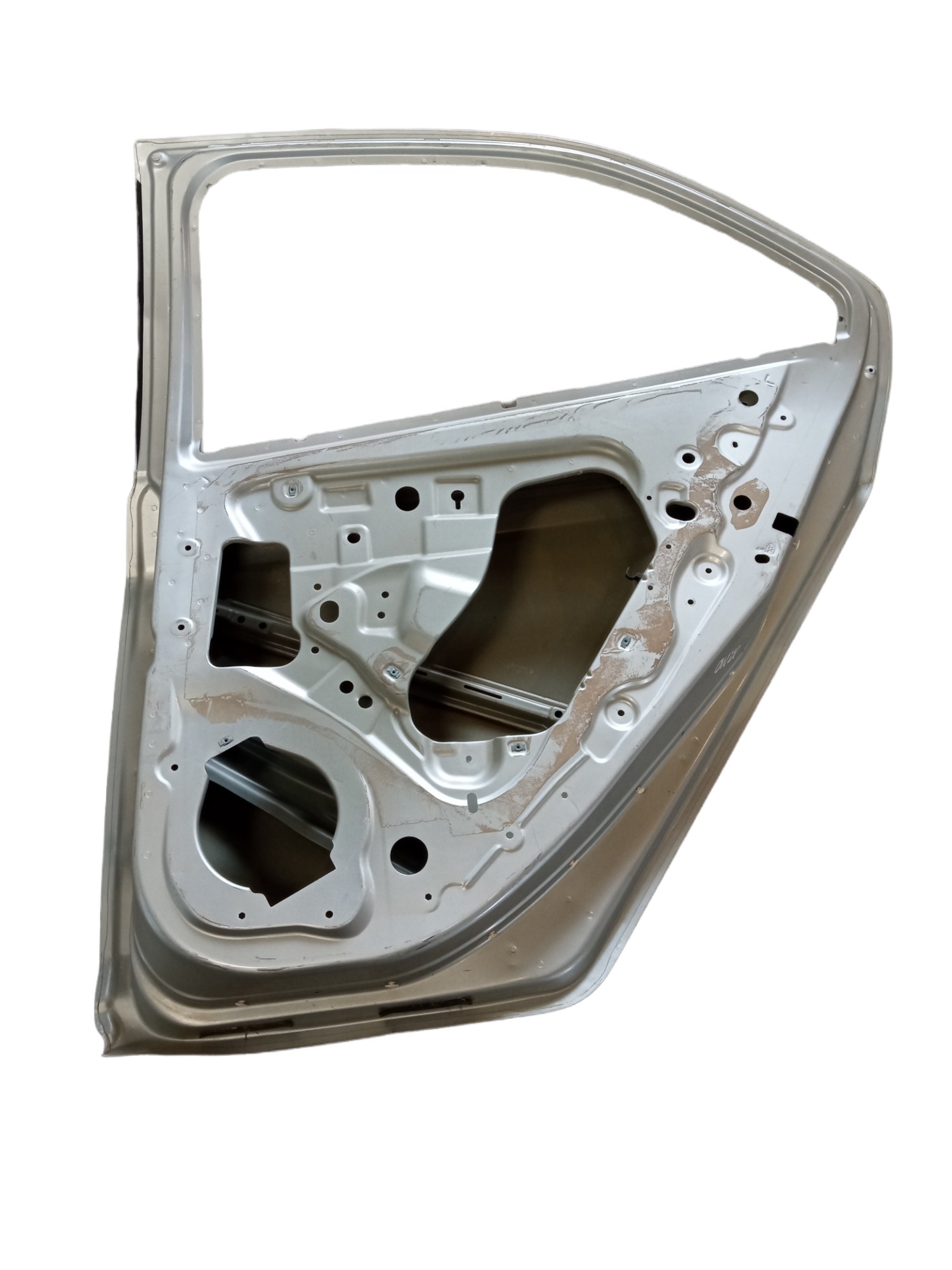 Porta Traseira Direita Onix 2013 2014 2015 2016  Recuperar Direito Prateado 7