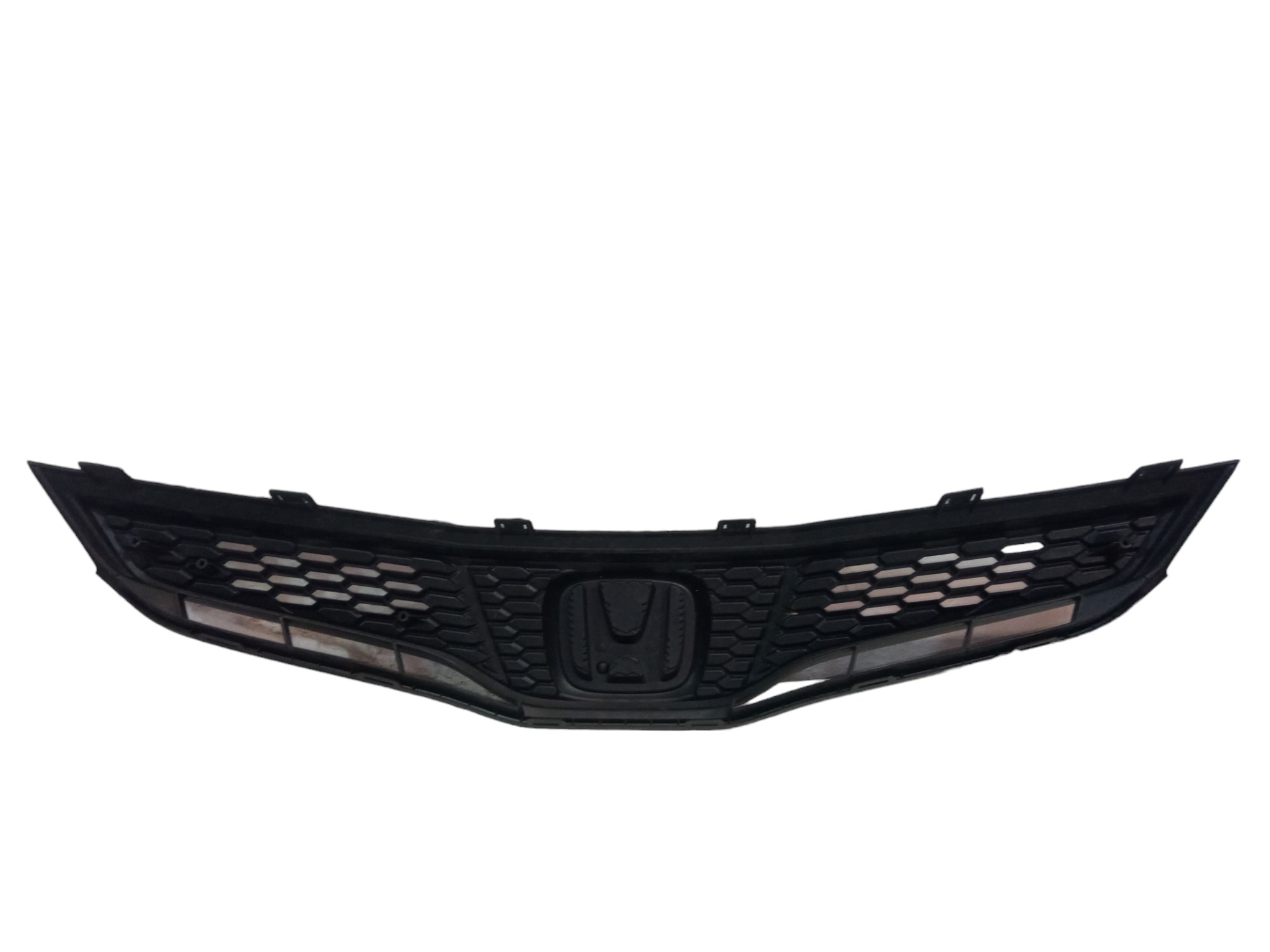 Grade Dianteira Superior Radiador Honda Fit 2013 2014 Usada Preto Fosco 4