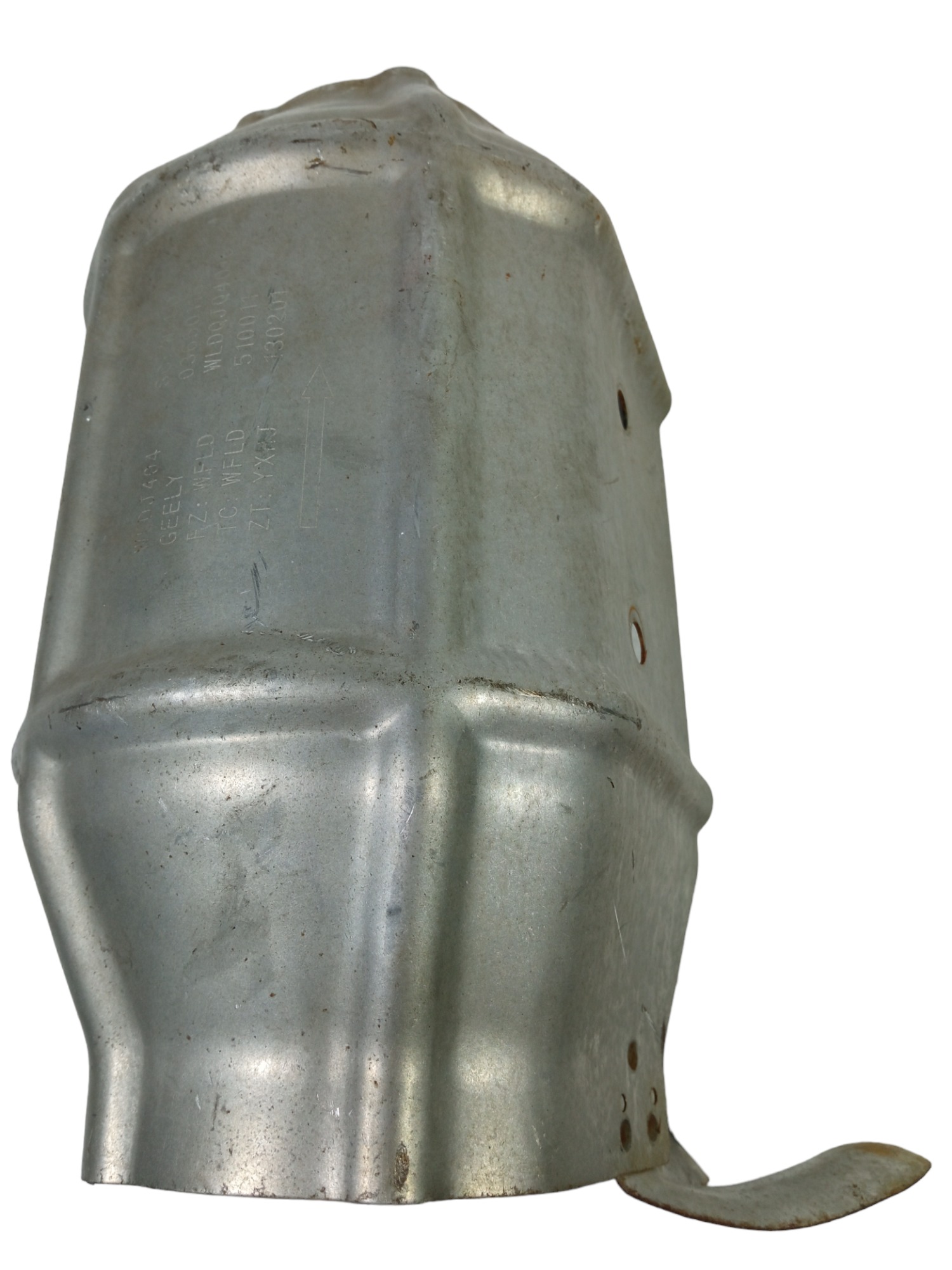 Defletor Protetor Calor Catalisador Geely Gc2 1 0 2014 2015