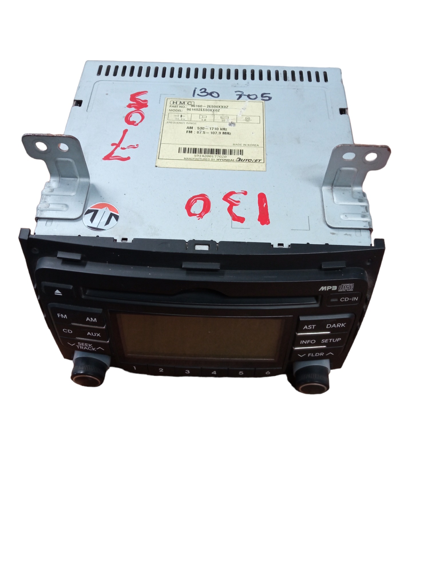Multimídia Radio Hyundai I30 2009/2012 Original M.v 2