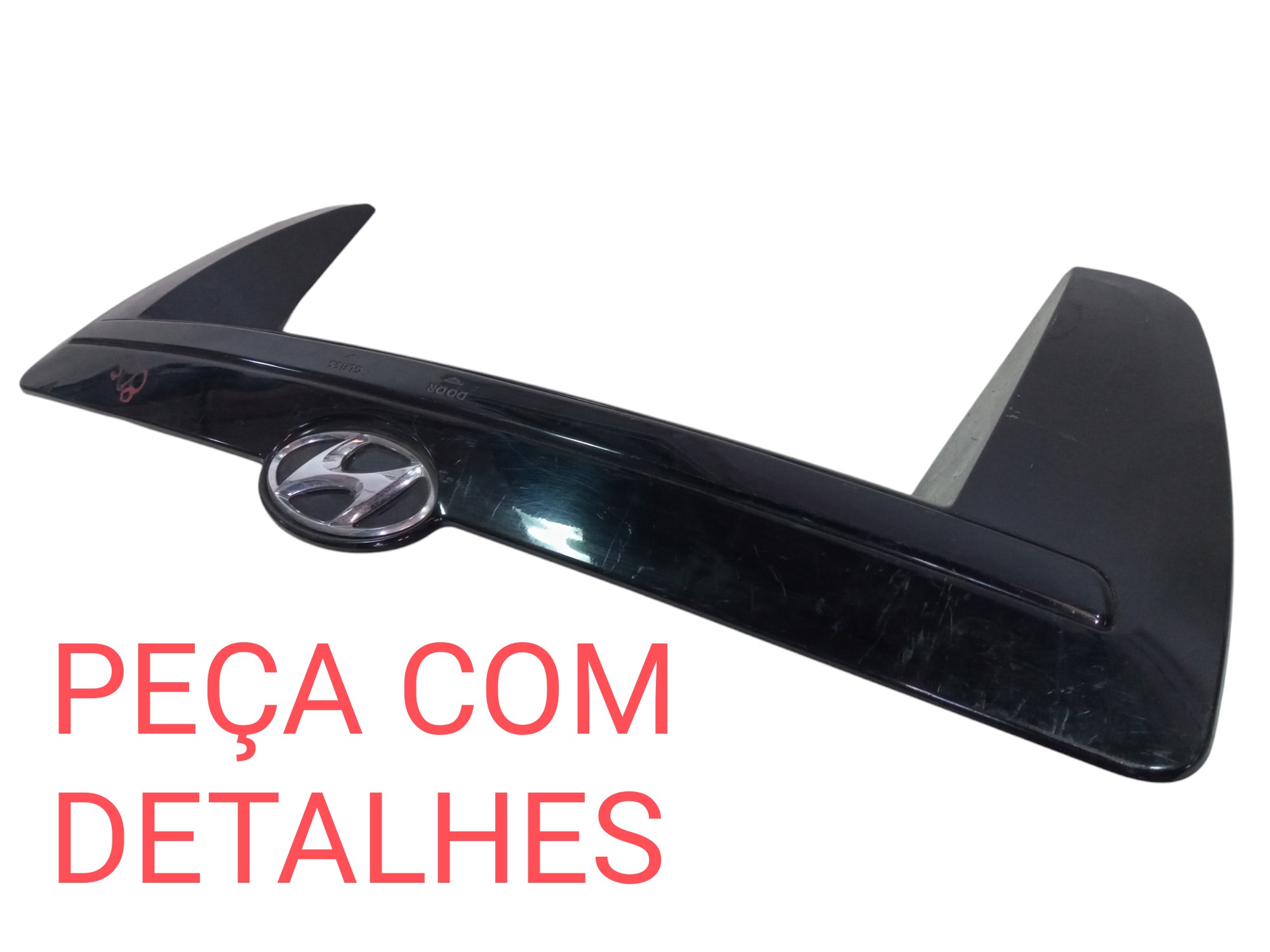 Moldura Tampa Traseira Porta Malas Hyundai Tucson 2009 2012  Preto 2