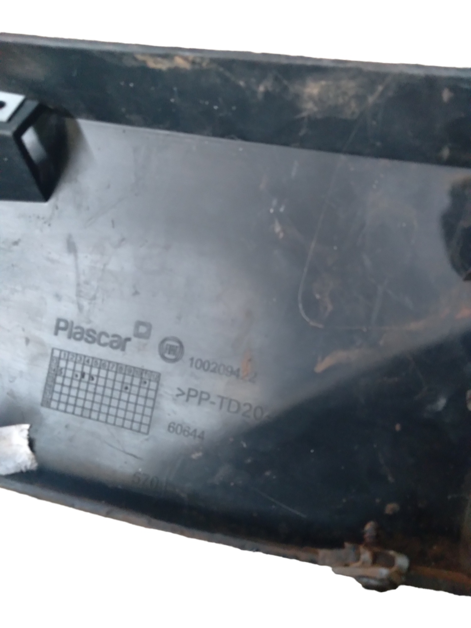 Grade Suporte Parachoque Dianteiro Fiat Uno 14/16 M.v Cinza 4