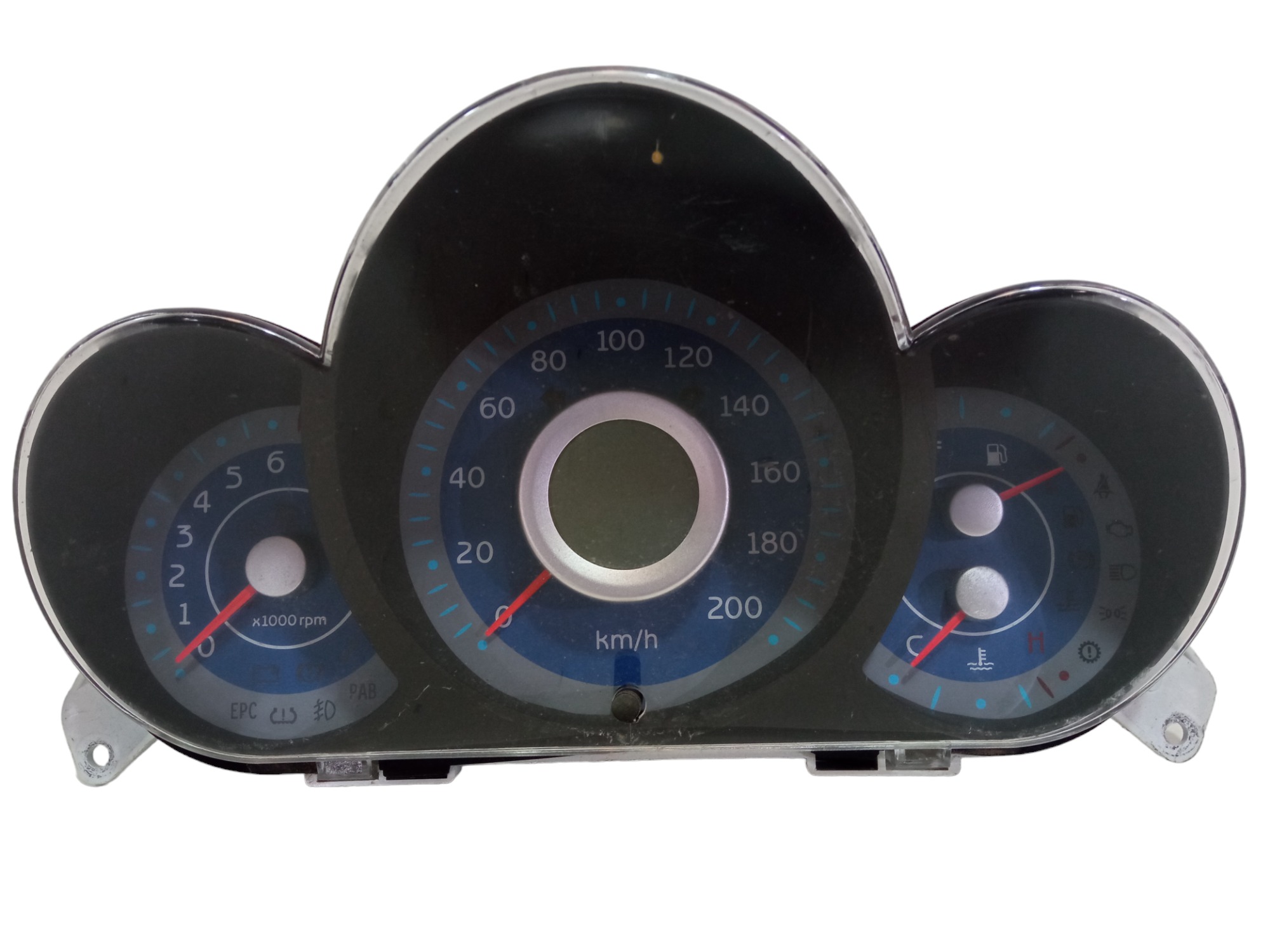 Painel De Instrumentos Moldura Chery Face 1 3 2010 A 2014  Azul 1