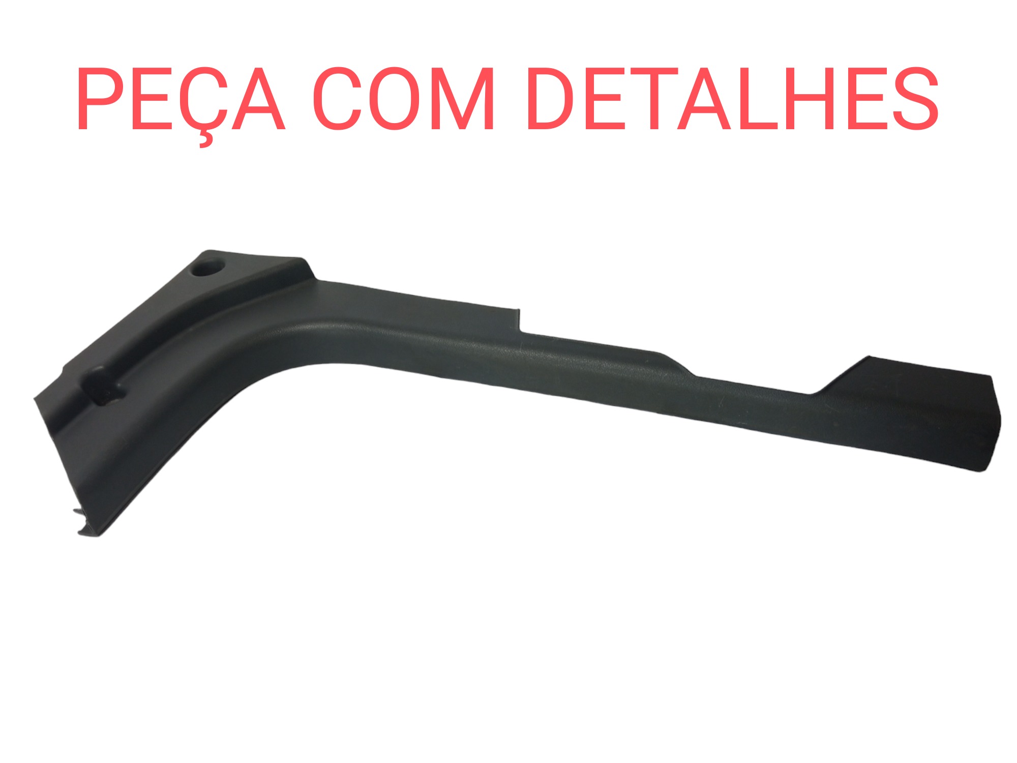 Moldura Acabamento Soleira Dianteiro Esquerdo Chery Face  Cinza 2