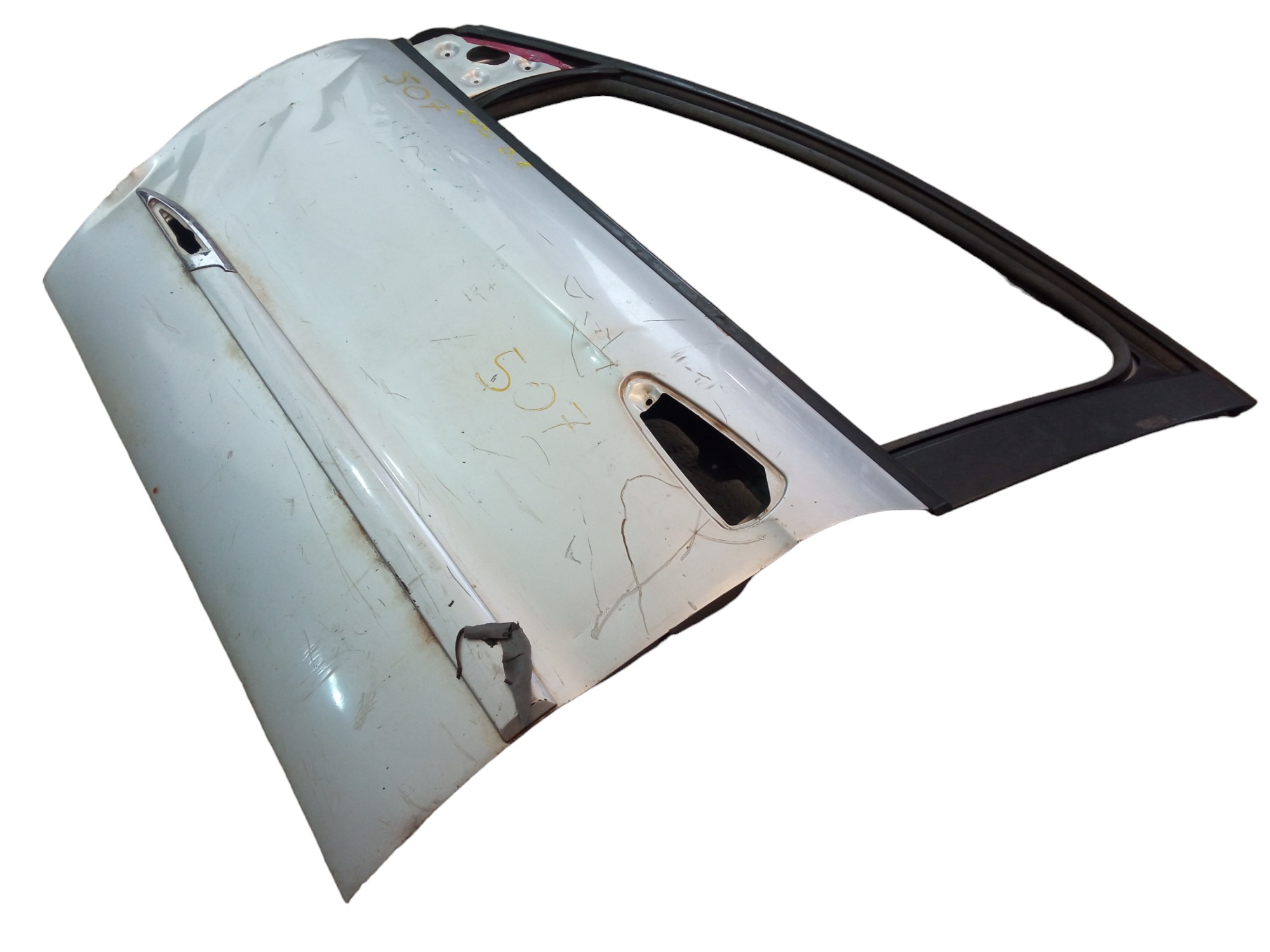 Porta Dianteira Esquerda Chery Cielo 2010 2011 2012 Original Esquerdo Prata 3