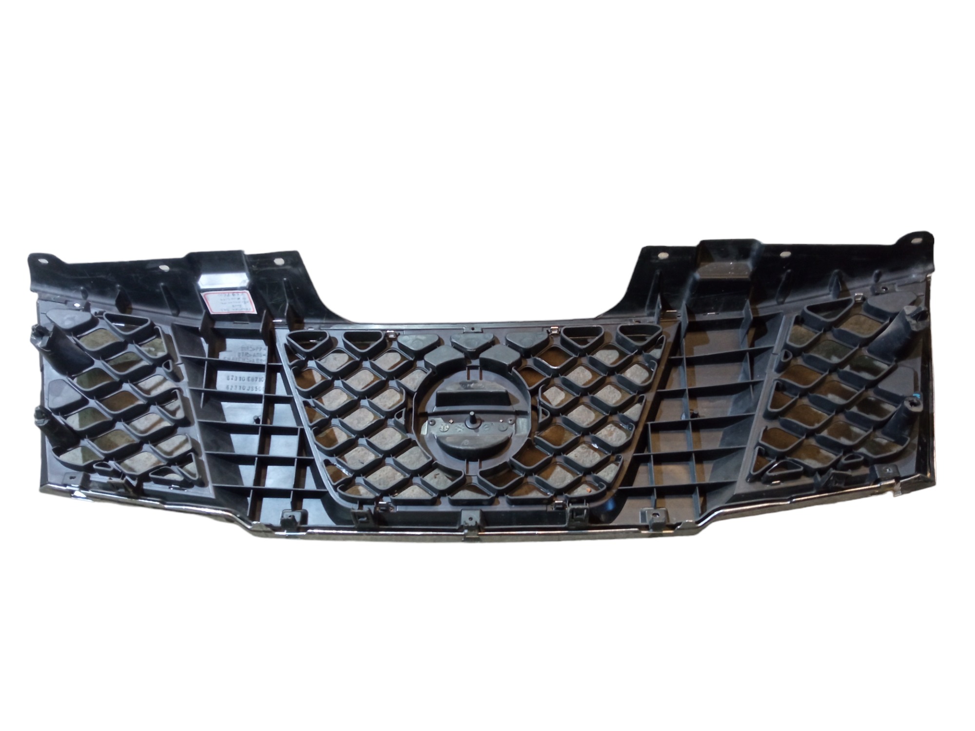 Moldura Grade Dianteira Nissan Frontier 2008 2012  Usada Cromado 4