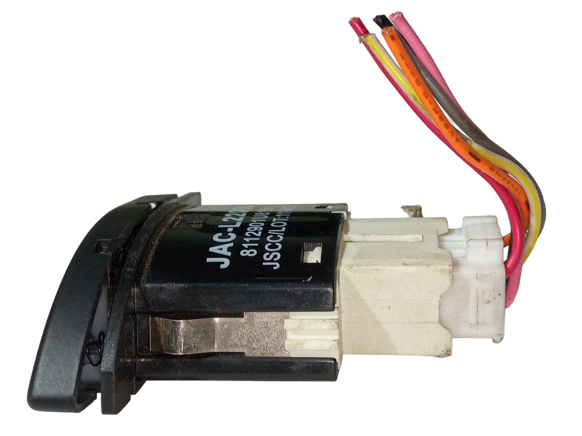 Botao Comando Circulacao Ar Condicionado Jac J3 2010 2013  Preto 4
