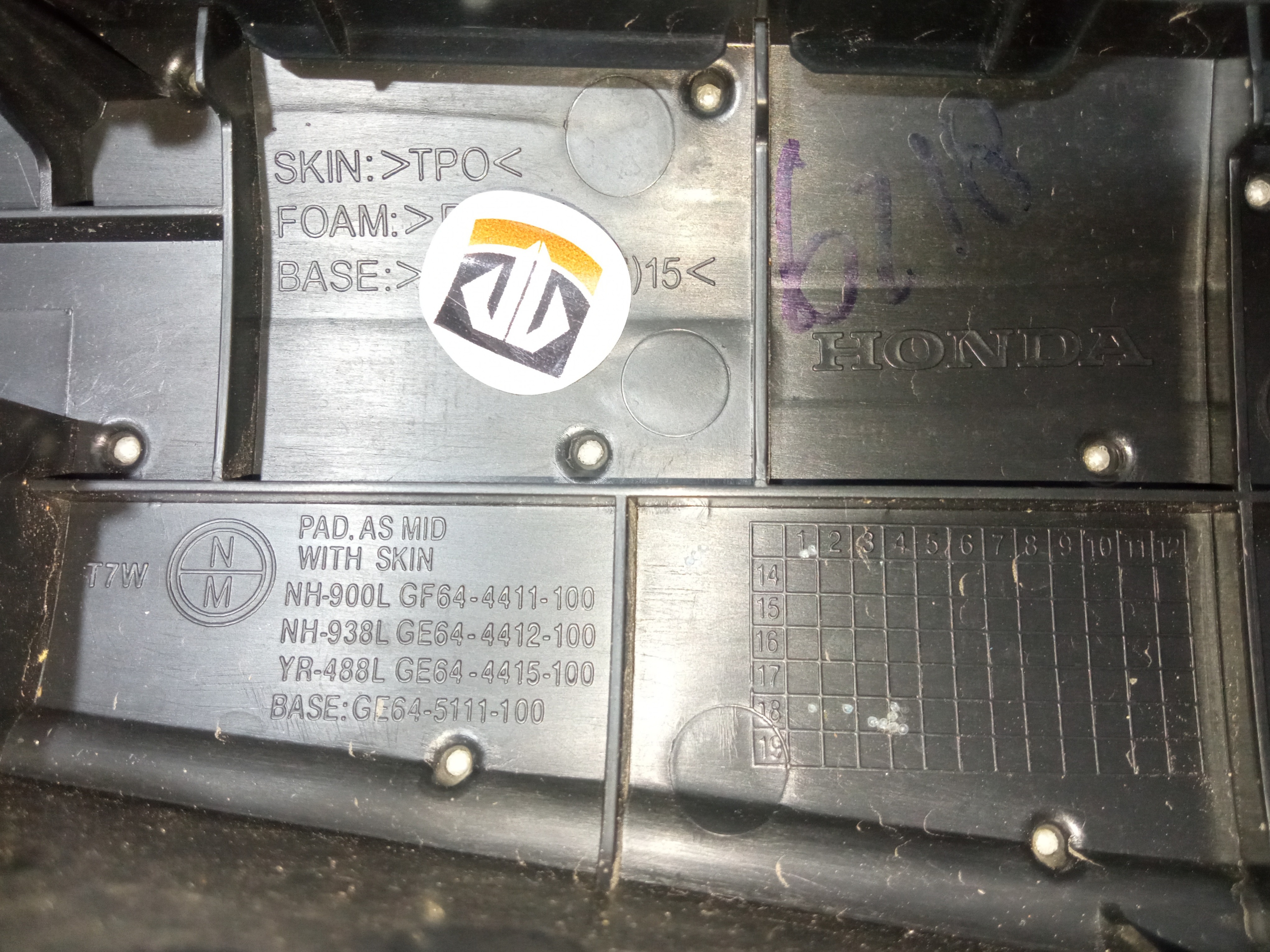 Moldura Acabamento Painel Central Difusor Ar Honda Hrv 2018 3