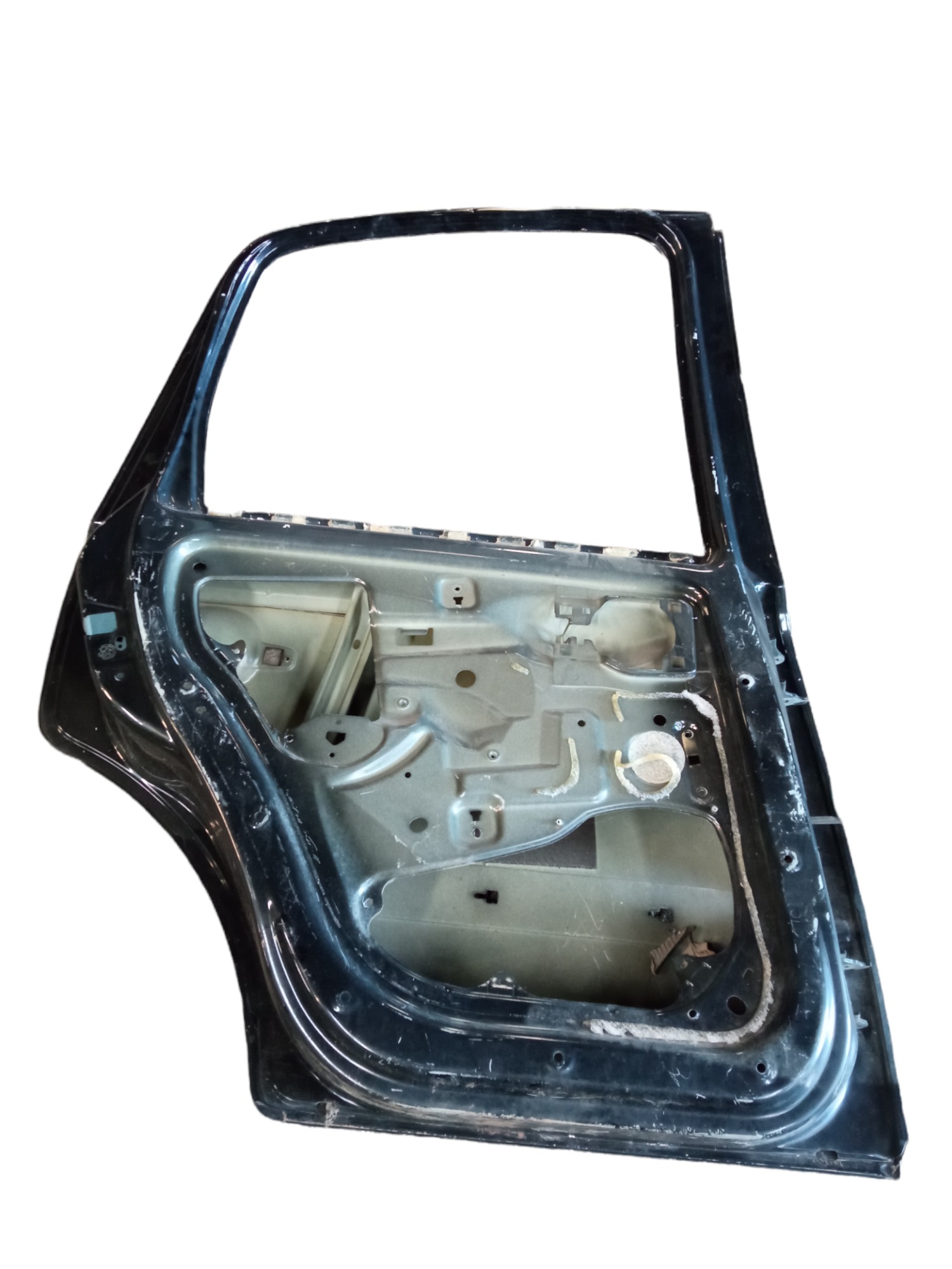 Porta Traseira Esquerda Citroen C3 2005 2006 2007 2008 2009 Esquerdo Preto 4