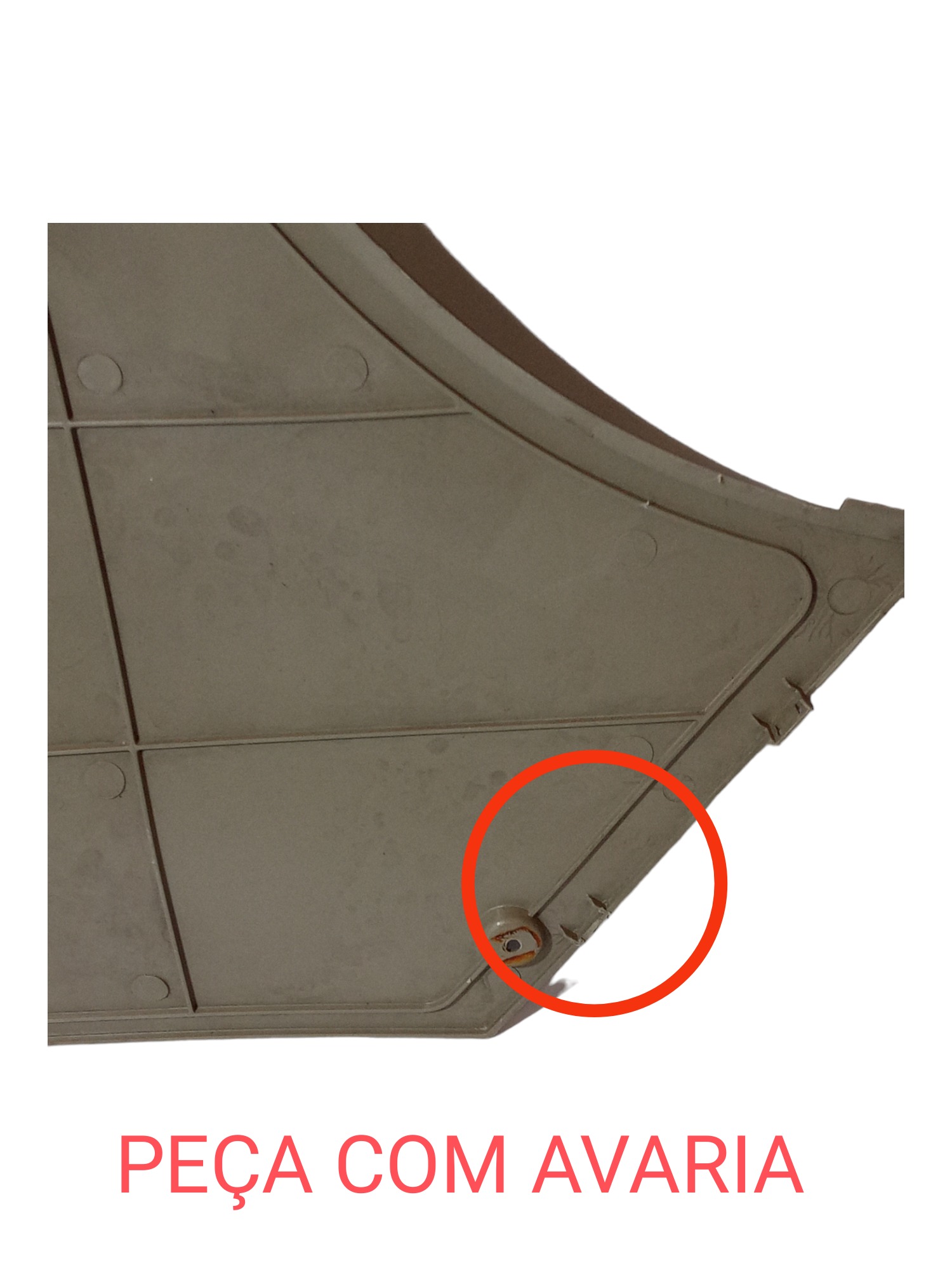 Moldura Console Central Direito Chery Cielo 2011 2012 3