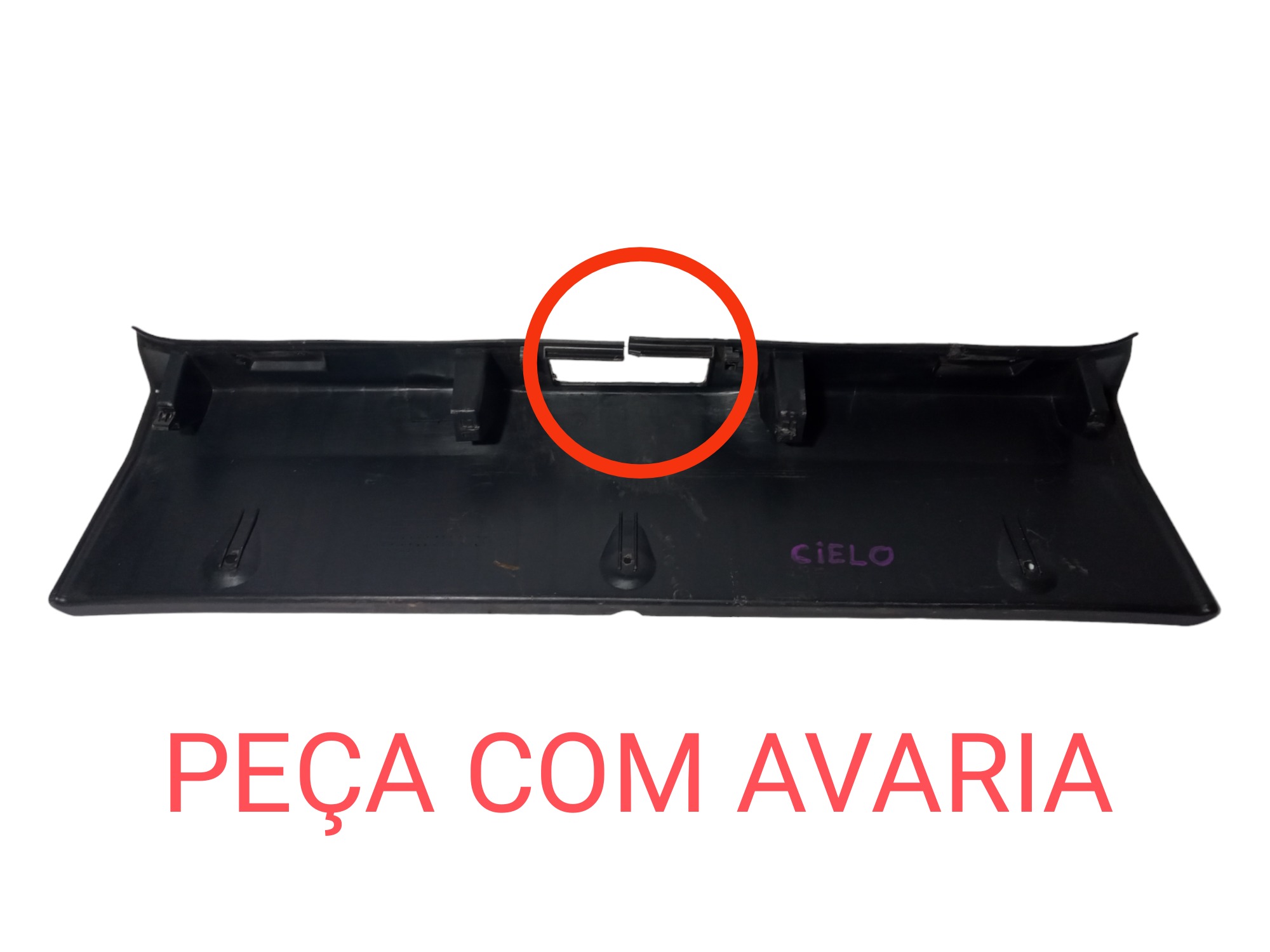 Moldura Acabamento Inferior Porta Malas Chery Cielo 2012 3