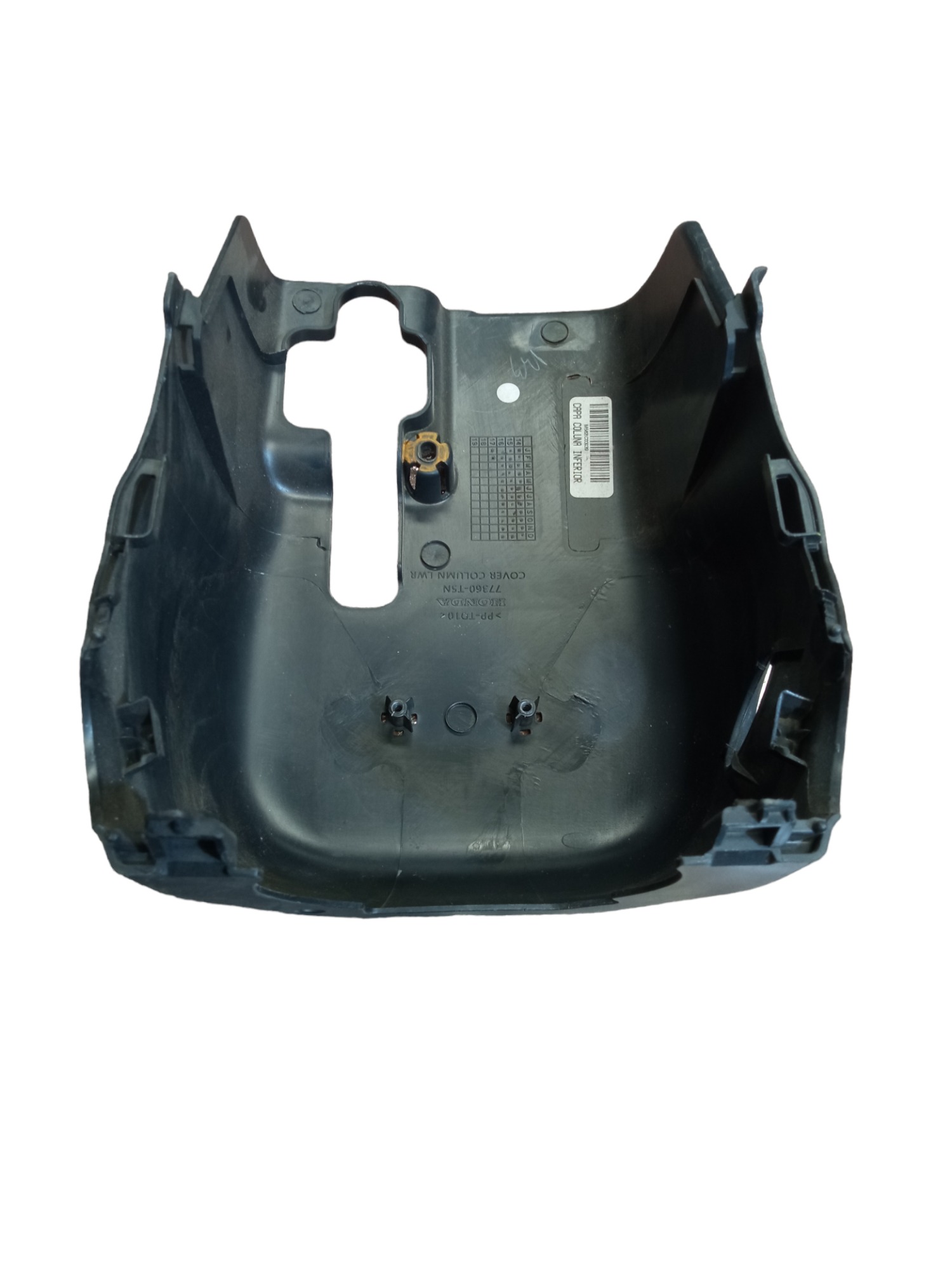 Moldura Inferior Chave De Seta Honda Fit 2015/2020 Original Preto 4