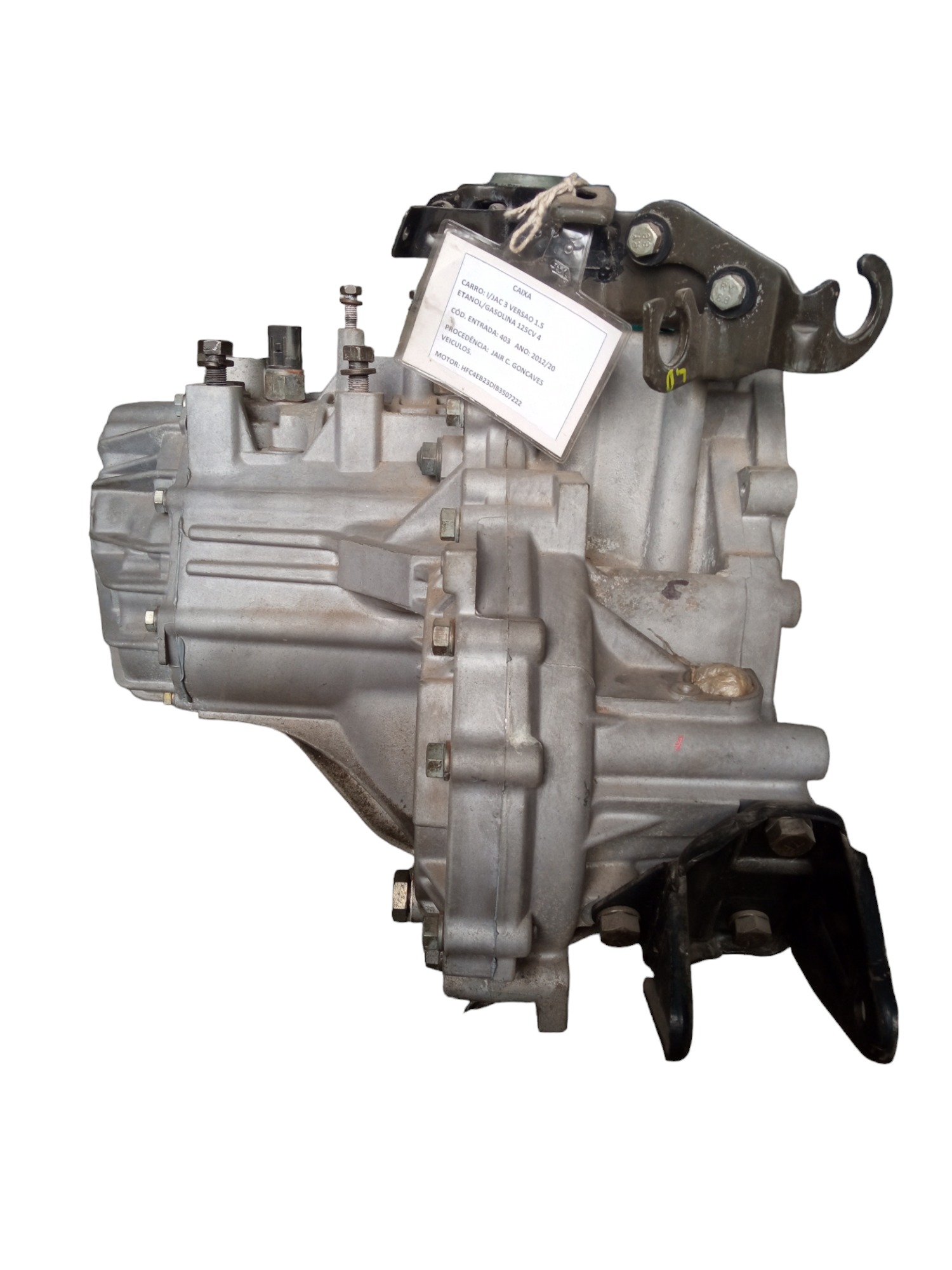 Caixa De Marcha Cambio Manual Jac J3 2010 2013 1 4 16v Usado 4