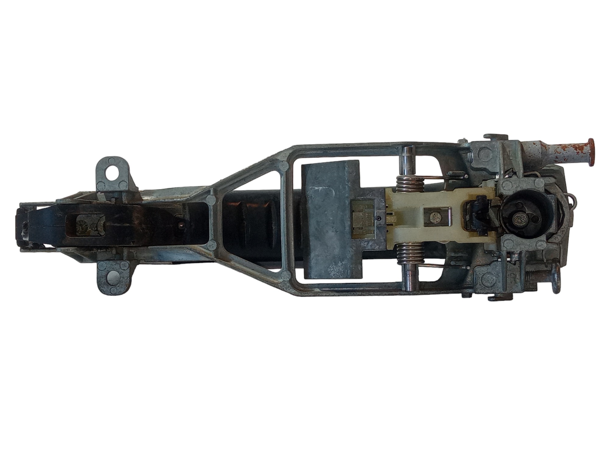 Macaneta Externa Porta Traseira Direita Porsche Cayenne 2009 Prata Traseira 5